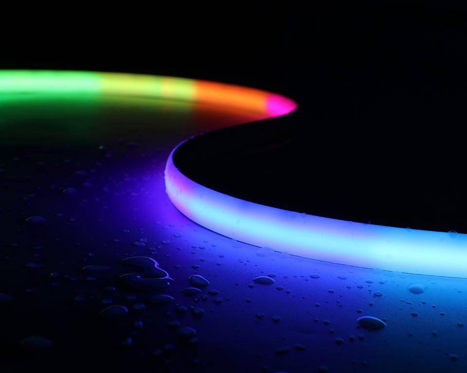 Waveshare RGBWC-COB-LED-Strip, programmierbar, WS2812B, IP65, 1428 LEDs/m, 24V - Länge: 1,0 m