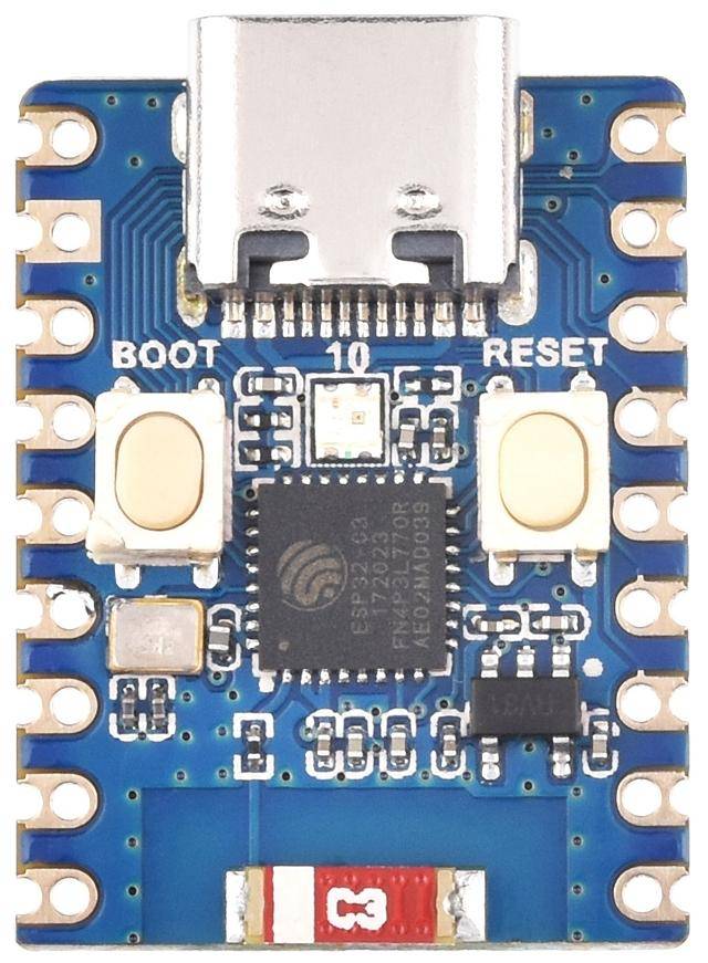 Waveshare ESP32-C3 Mini Mikrocontroller Dev Board, RISC-V, 160MHz, 400 KB SRAM, 4MB Flash - Menge: 3 Stück
