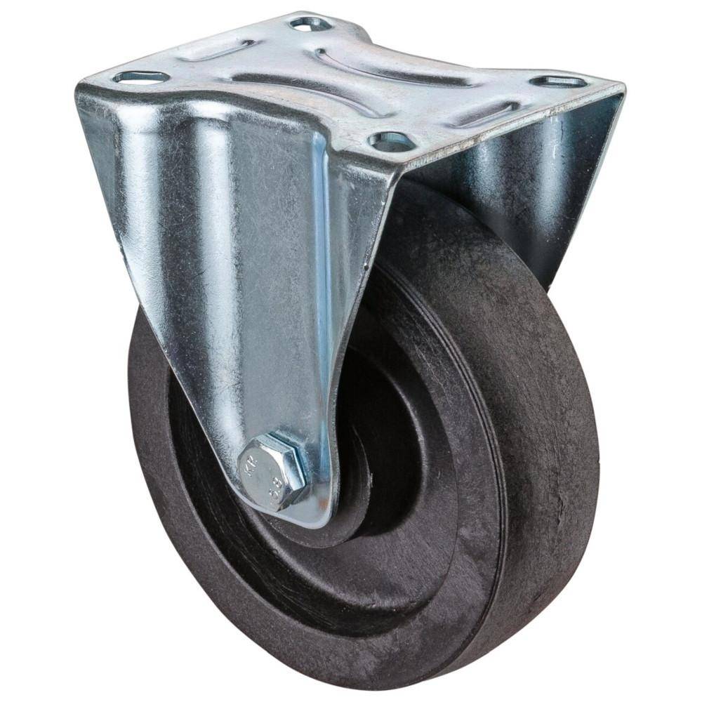 Transport-Bockrolle - Polyamid-Rad glasfaserverstärkt - Rad-Ø 125 mm - Bauhöhe 154,5 mm - Tragkraft 175 kg - Preis per Stück