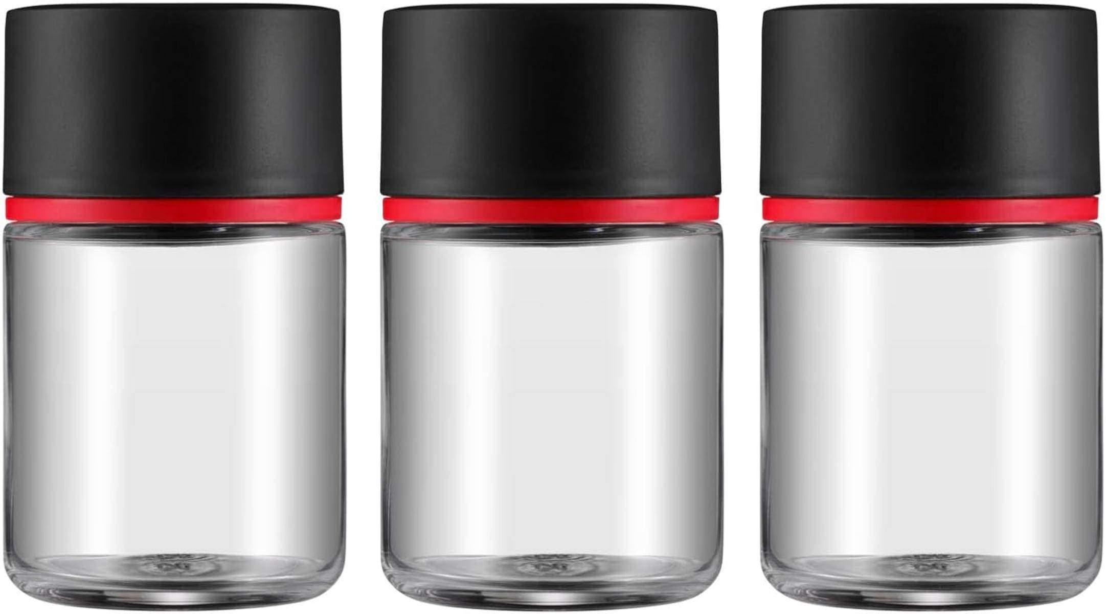 Silit Storio Gewürzstreuer-Set 3-teilig Gewürzglas fein/grob Glas Kunststoff