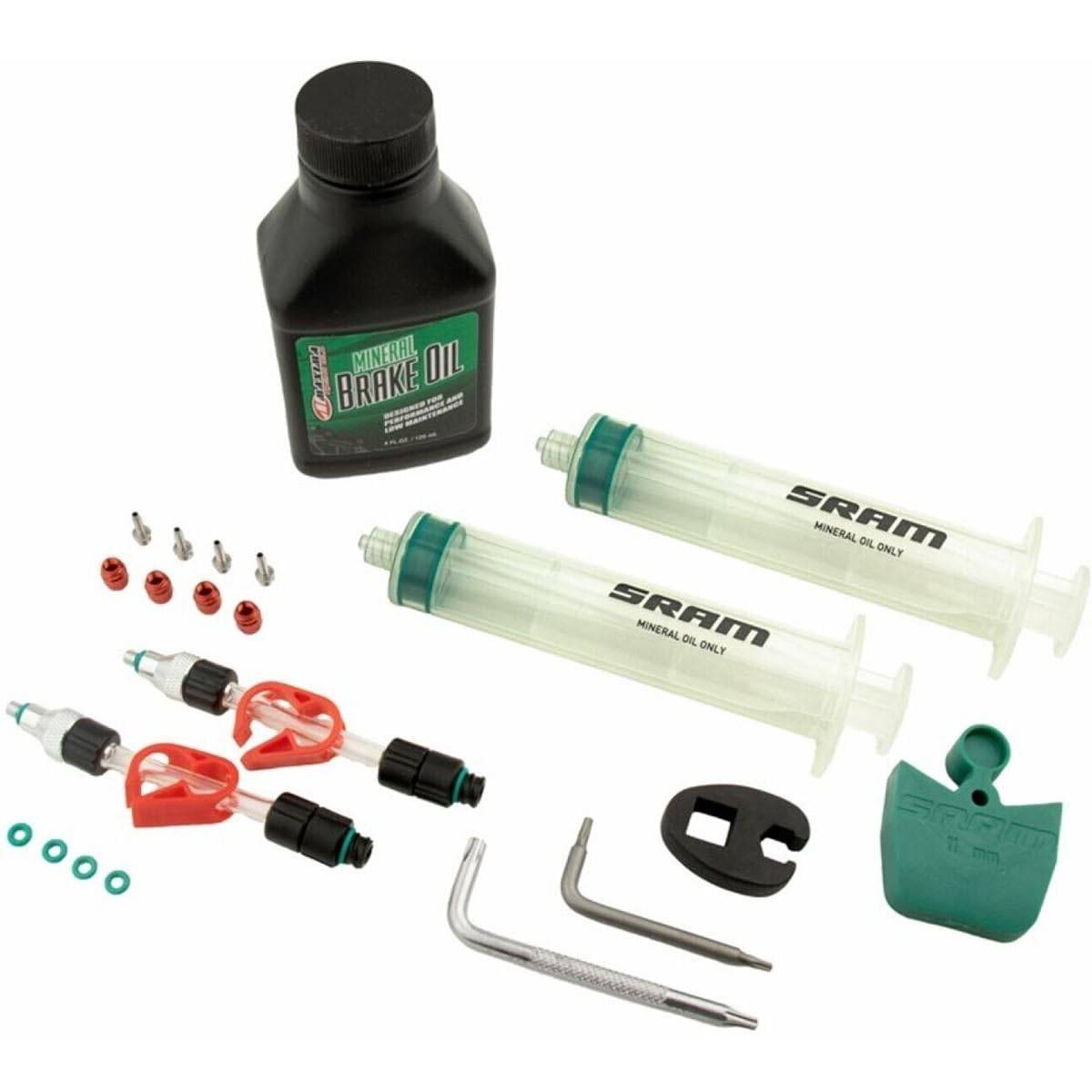 SRAM Bremsen-Entlüftungsset V2 mit Mineral Öl Bremsflüssigkeit 00.5318.031.006