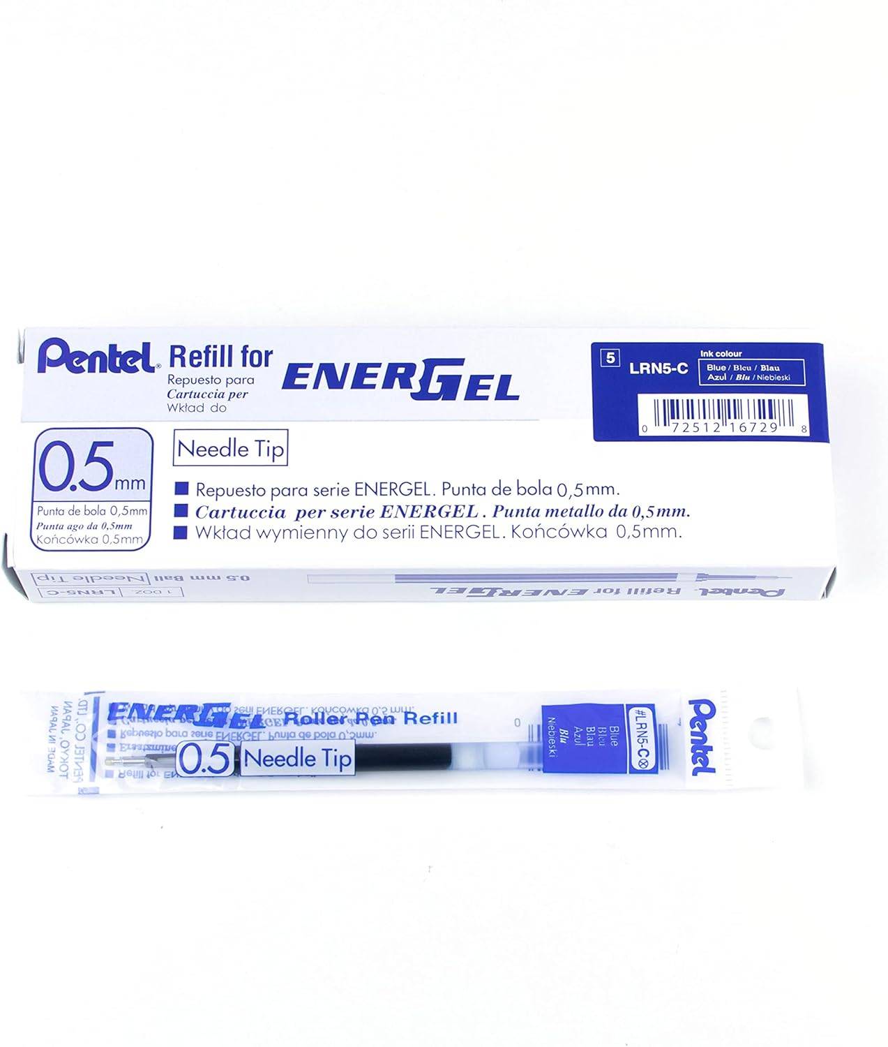 Pente LRN5-CX Liquid Gel-Tintenroller-Mine, blau
