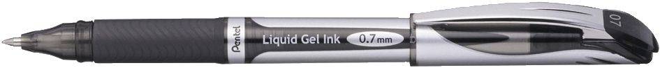 12x Pentel® BL57-AO Liquid Gel-Tintenroller EnerGel BL57 - 0,35 mm, schwarz