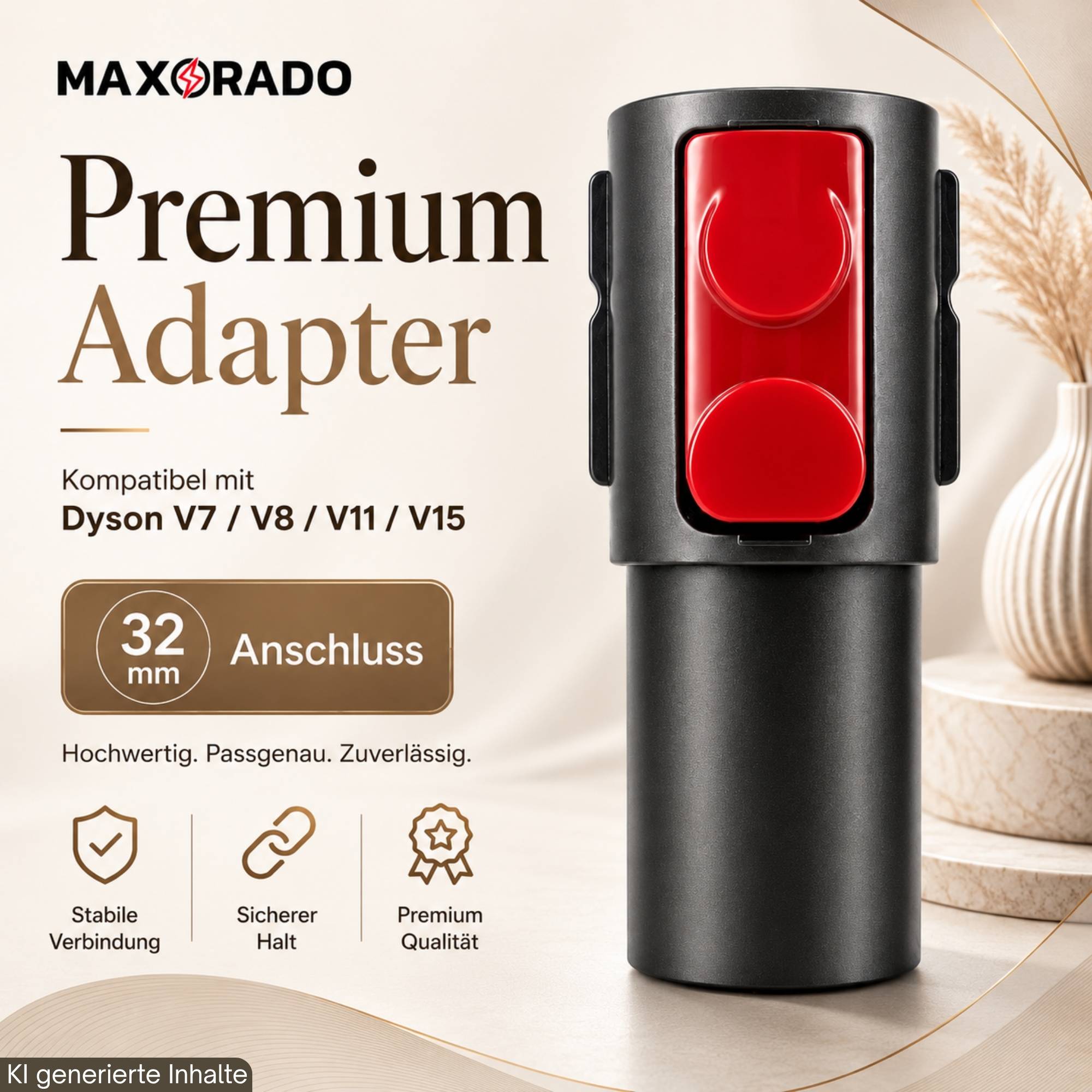 32mm Staubsauger Adapter passend für Dyson BigBall CY Aufsatz Zubehör