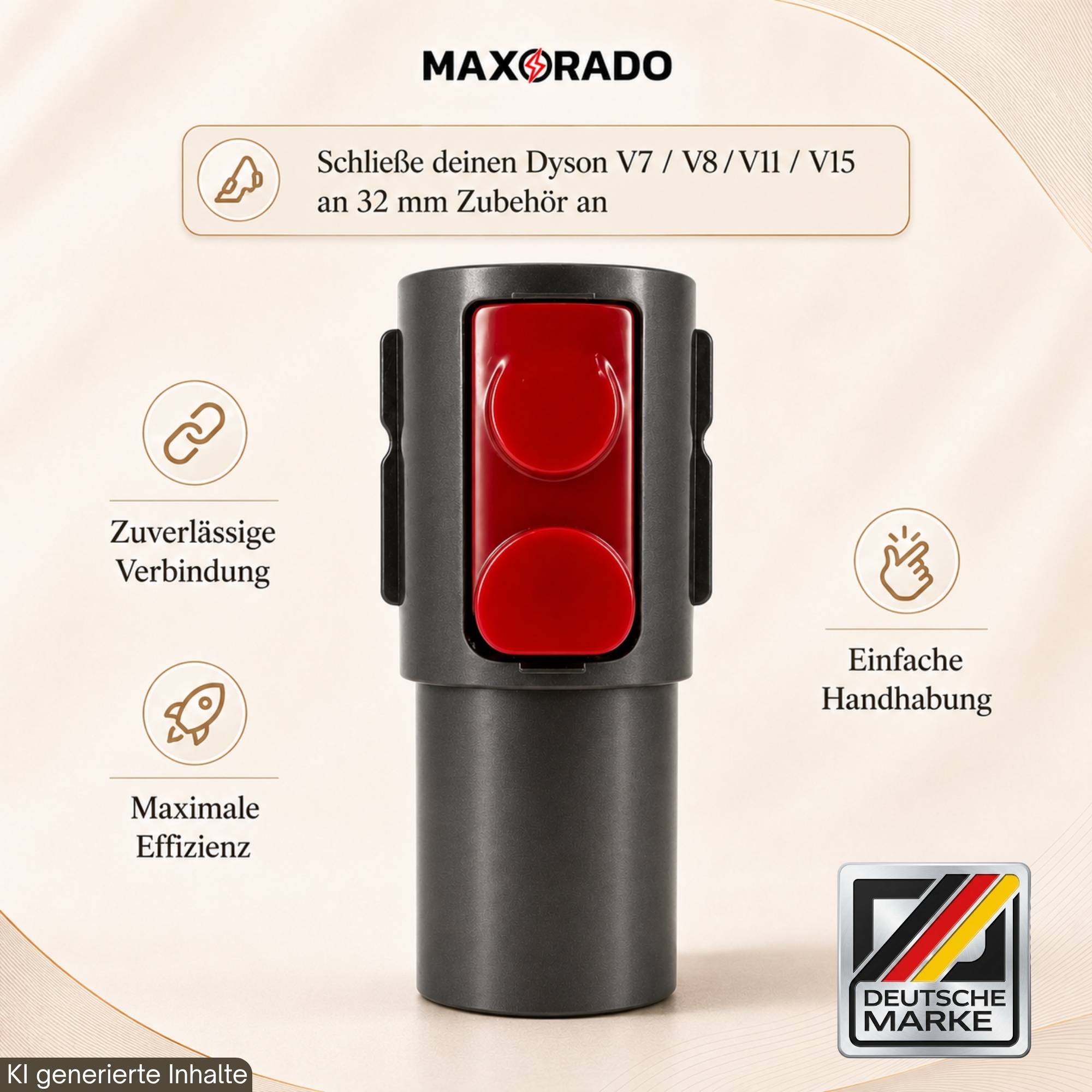 32mm Staubsauger Adapter passend für Dyson BigBall CY Aufsatz Zubehör