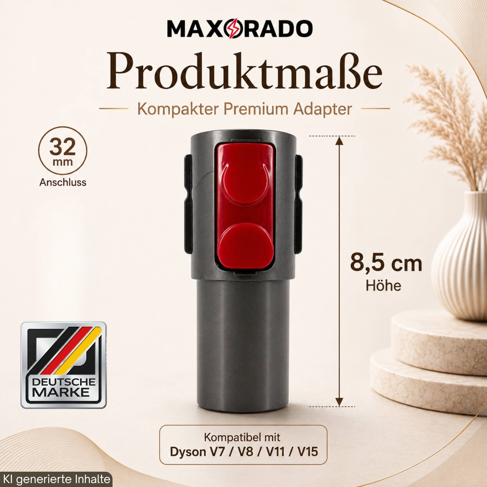 32mm Staubsauger Adapter passend für Dyson BigBall CY Aufsatz Zubehör
