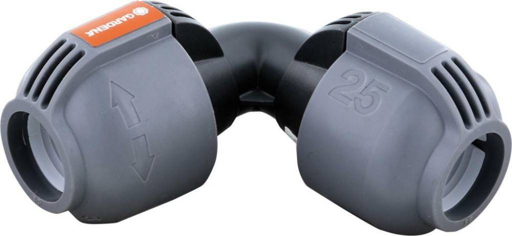 L-Stück 25 mmMit Quick Easy-SchnellverbindungstechnikEinsatz zur Richtungsänderung des Verlegerohrs
