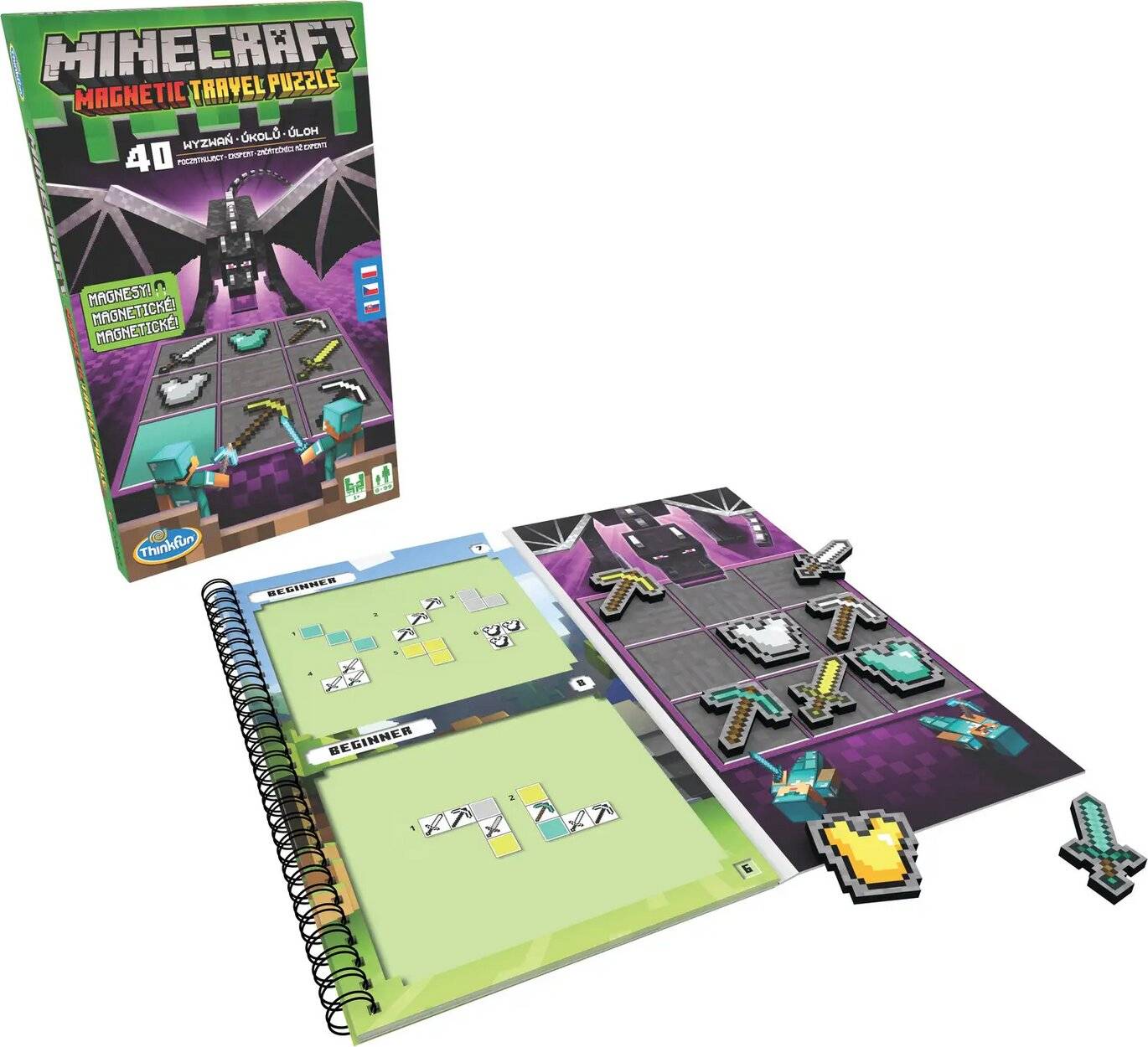 THINKFUN Minecraft magnetisches Reisespiel