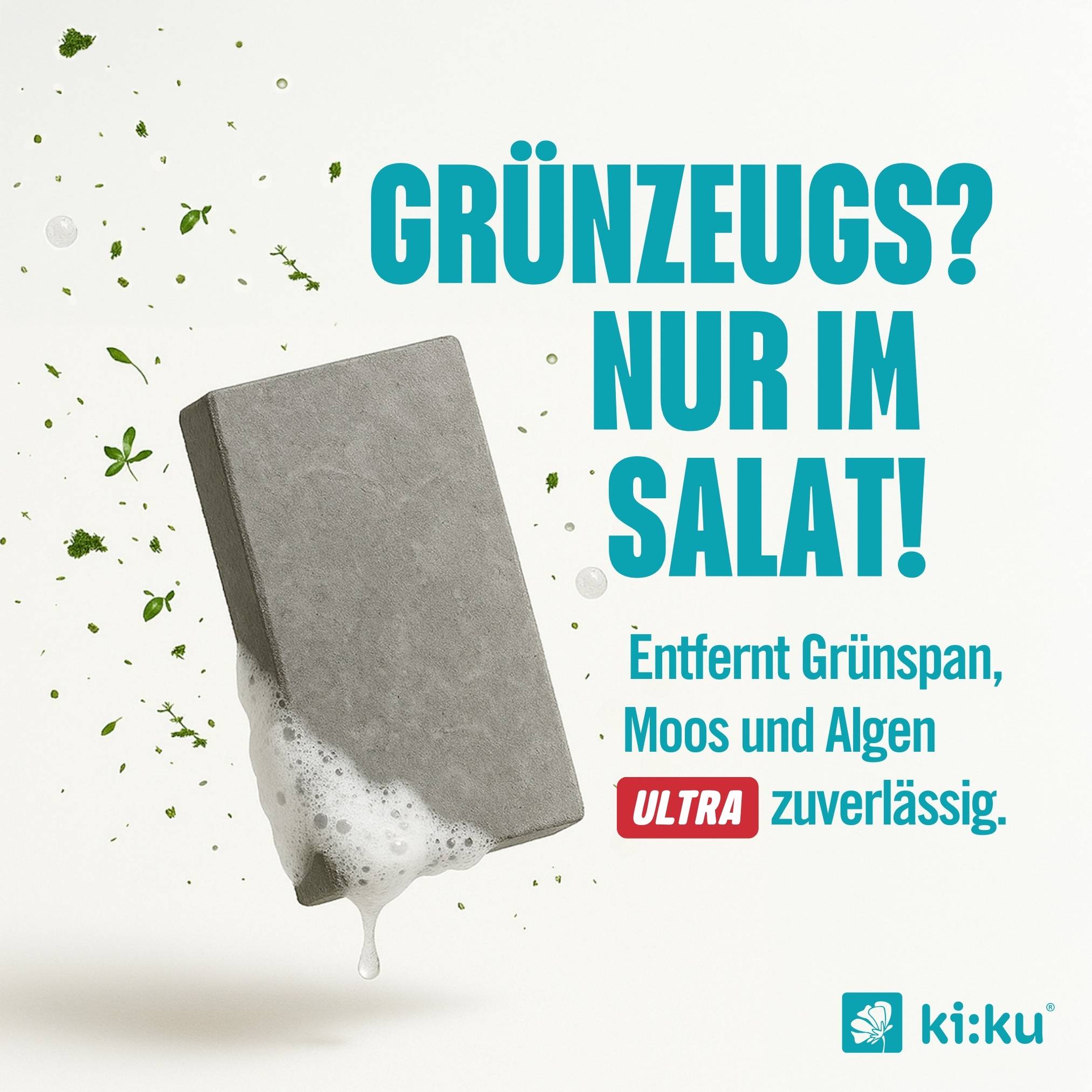 ki:ku Stein Reiniger ULTRA - entfernt selbst hartnäckige Verschmutzungen