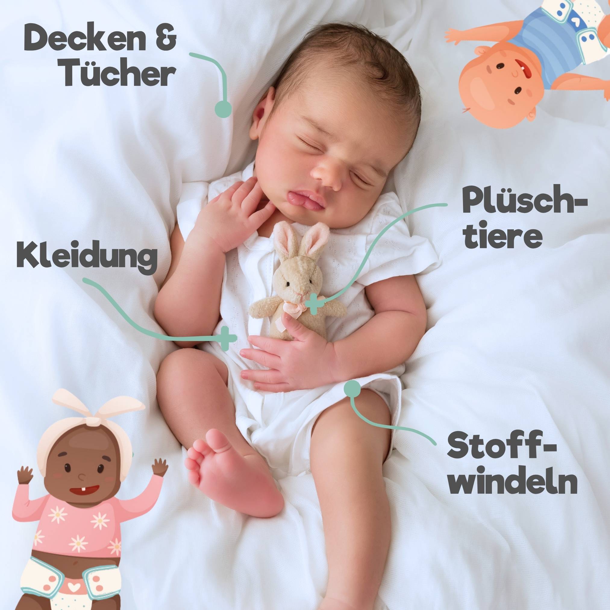 eco:fy Waschmittel für Babywäsche - sensitiv, pflanzenbasiert, ohne Farb- & Duftstoffe