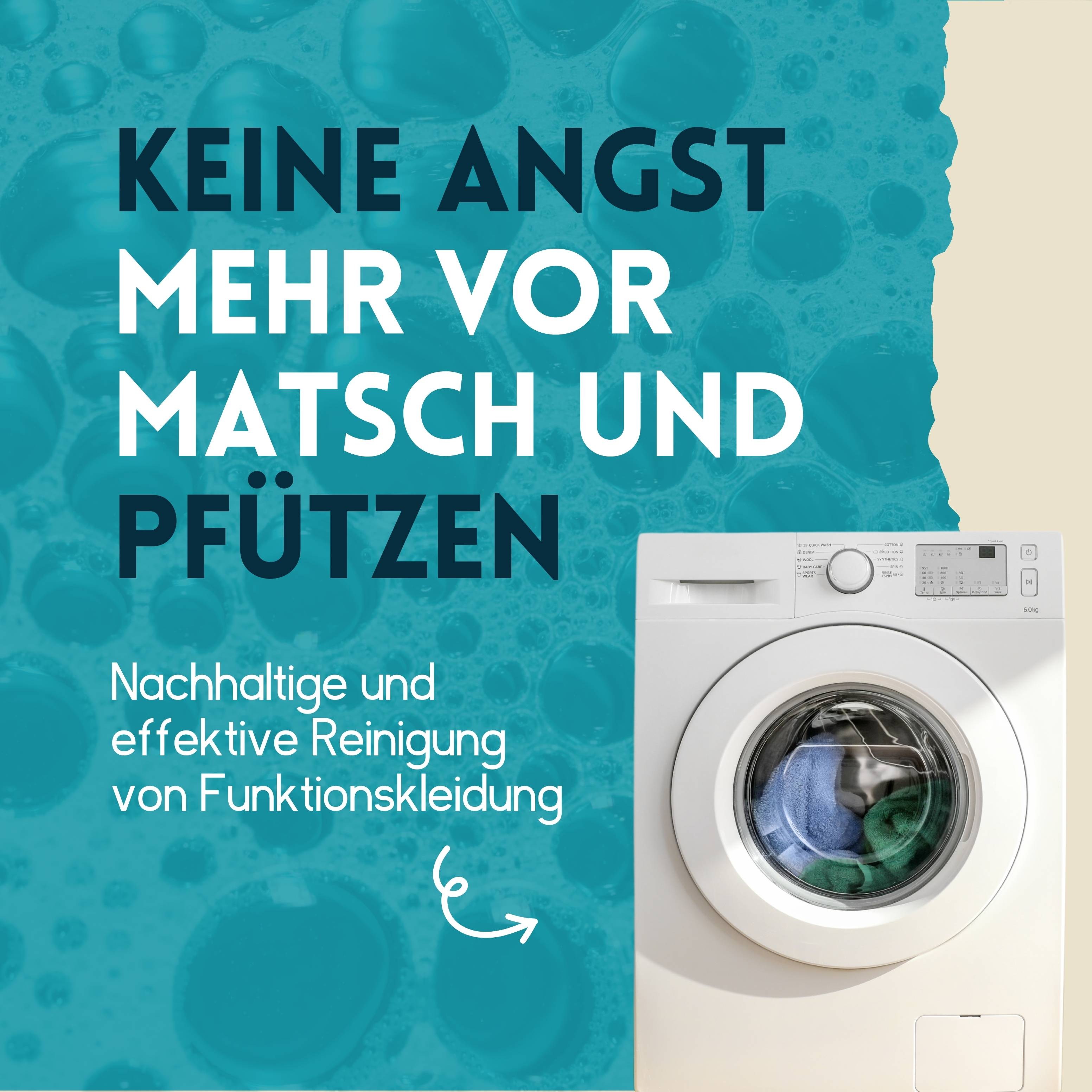 nimo Waschmittel für Funktionskleidung - reinigt zuverlässig ohne Duftstoffe & Farbstoffe