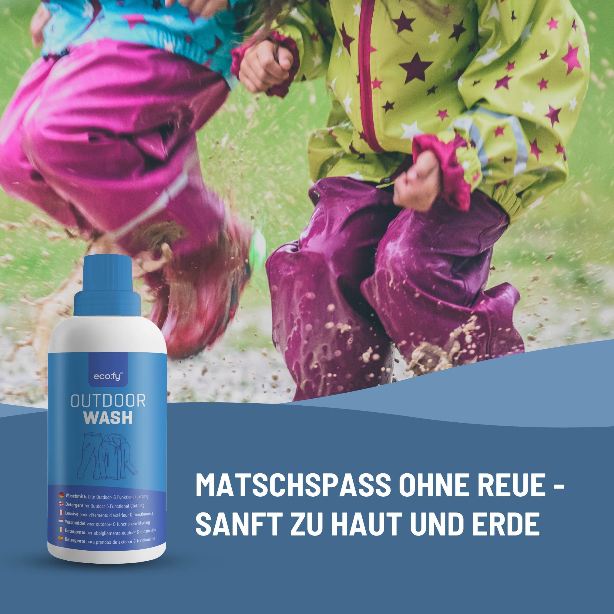 eco:fy Waschmittel für Outdoorbekleidung - Funktionsbekleidung, Sportbekleidung