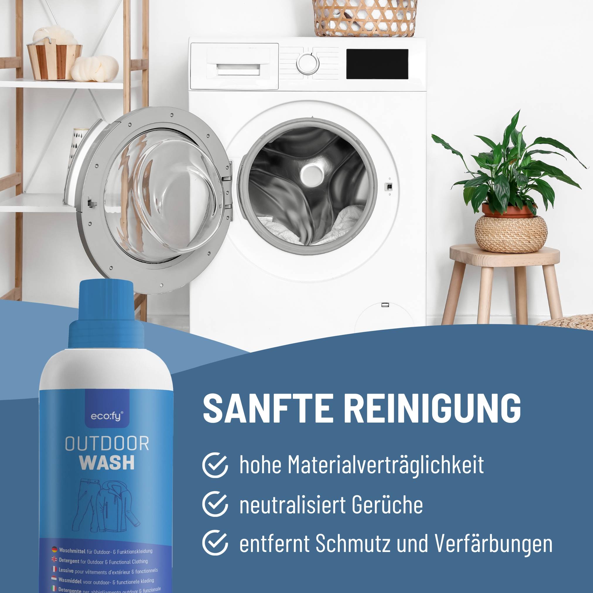 eco:fy Waschmittel für Outdoorbekleidung - Funktionsbekleidung, Sportbekleidung