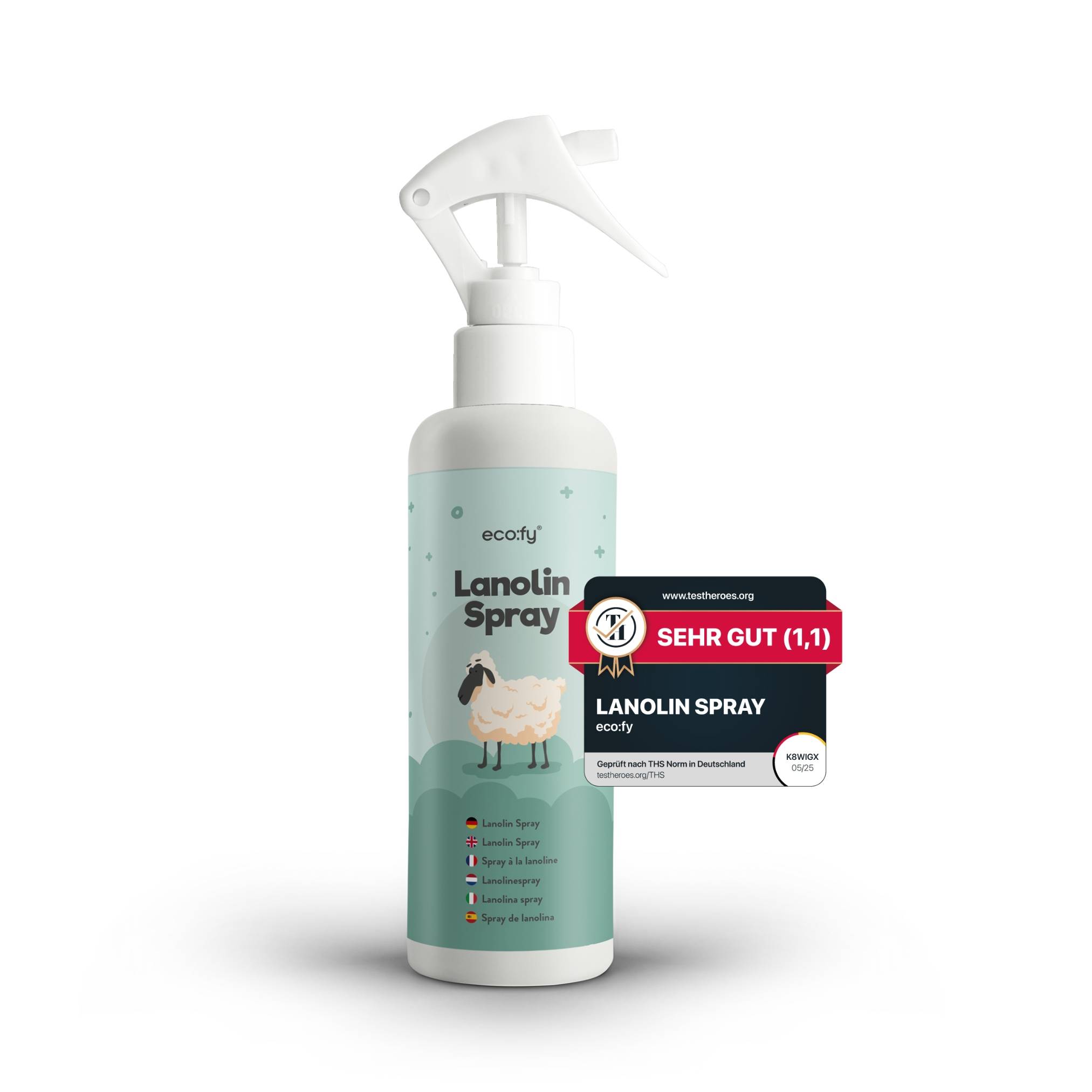 eco:fy Lanolin-Spray - flüssiges Wollfett als schnelle Pflege