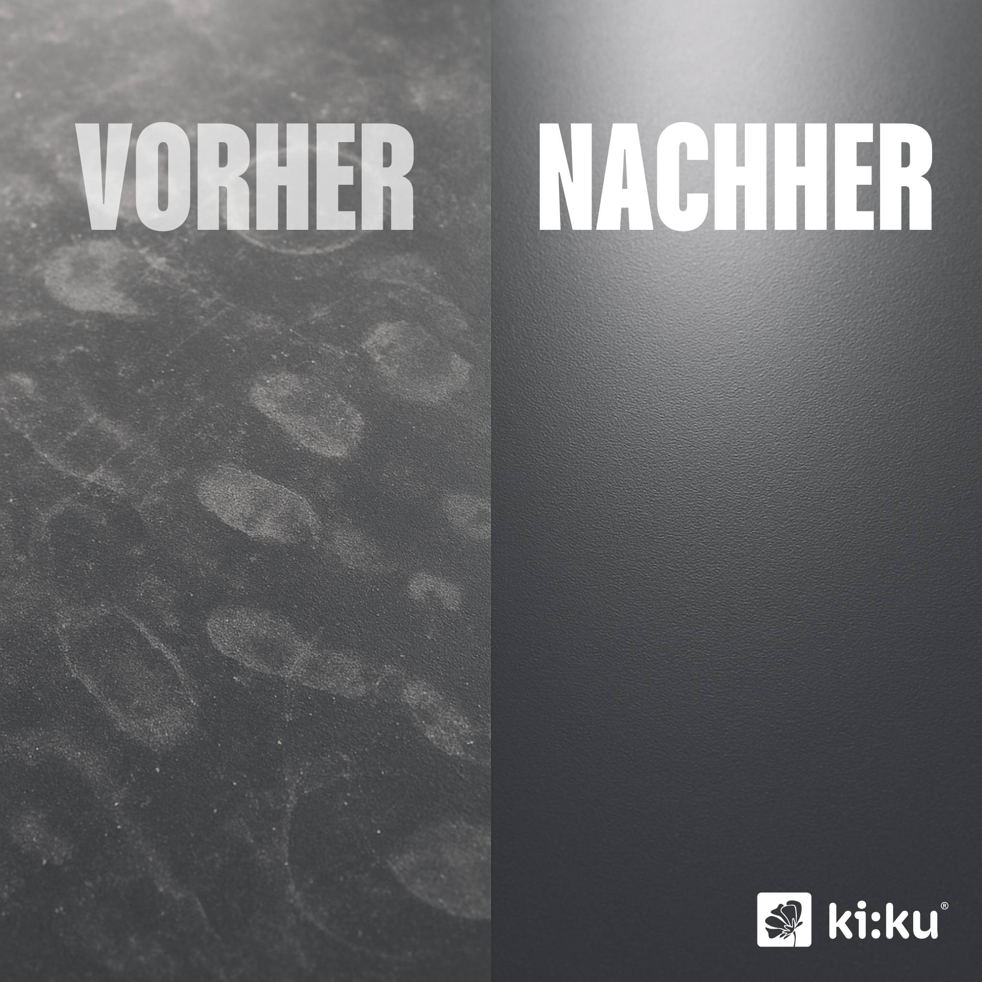 ki:ku Staub Stopper - reduziert Staubablagerungen auf glatten Oberflächen