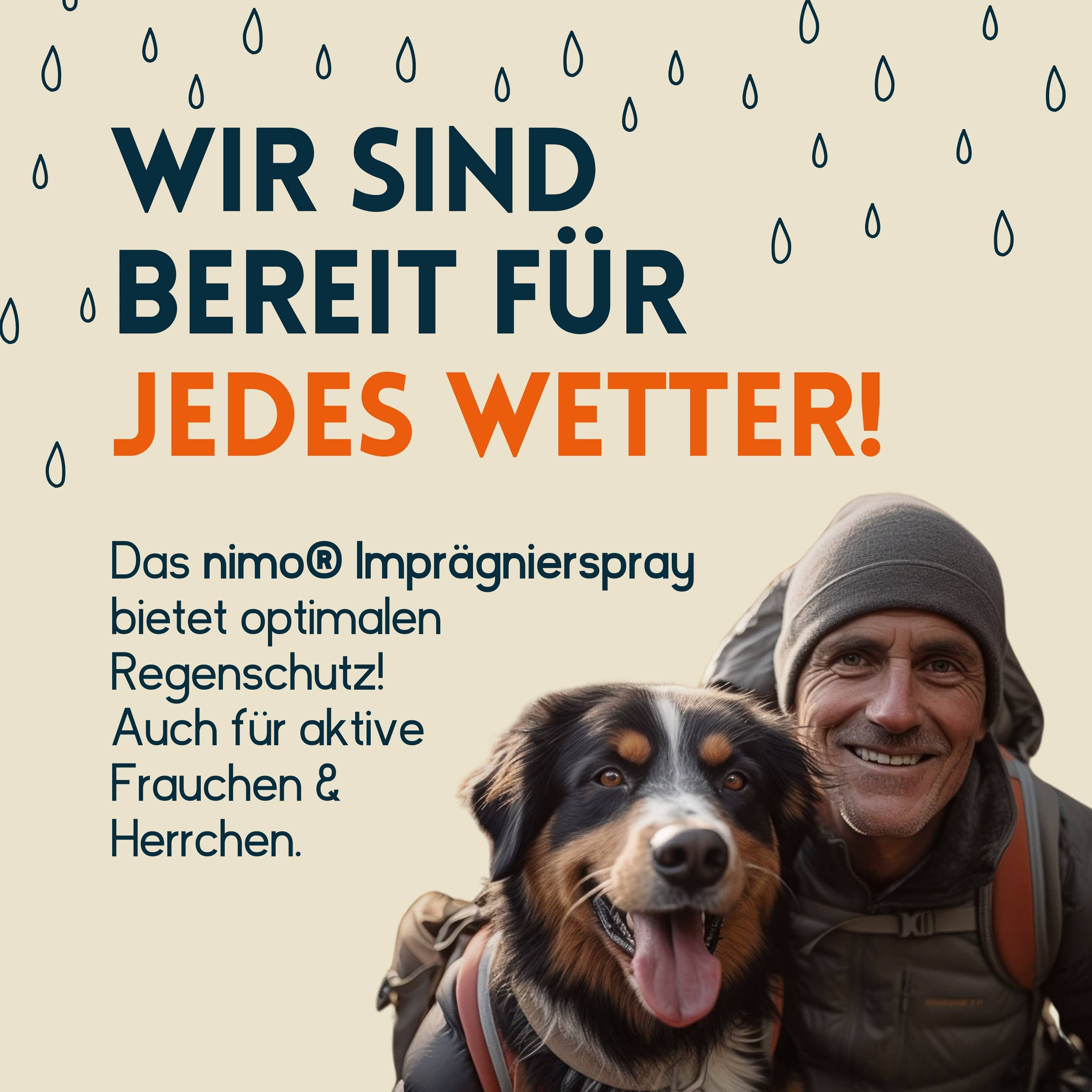 nimo Imprägnierspray für Funktionskleidung - Versiegelung zum Schutz gegen Nässe & Schmutz