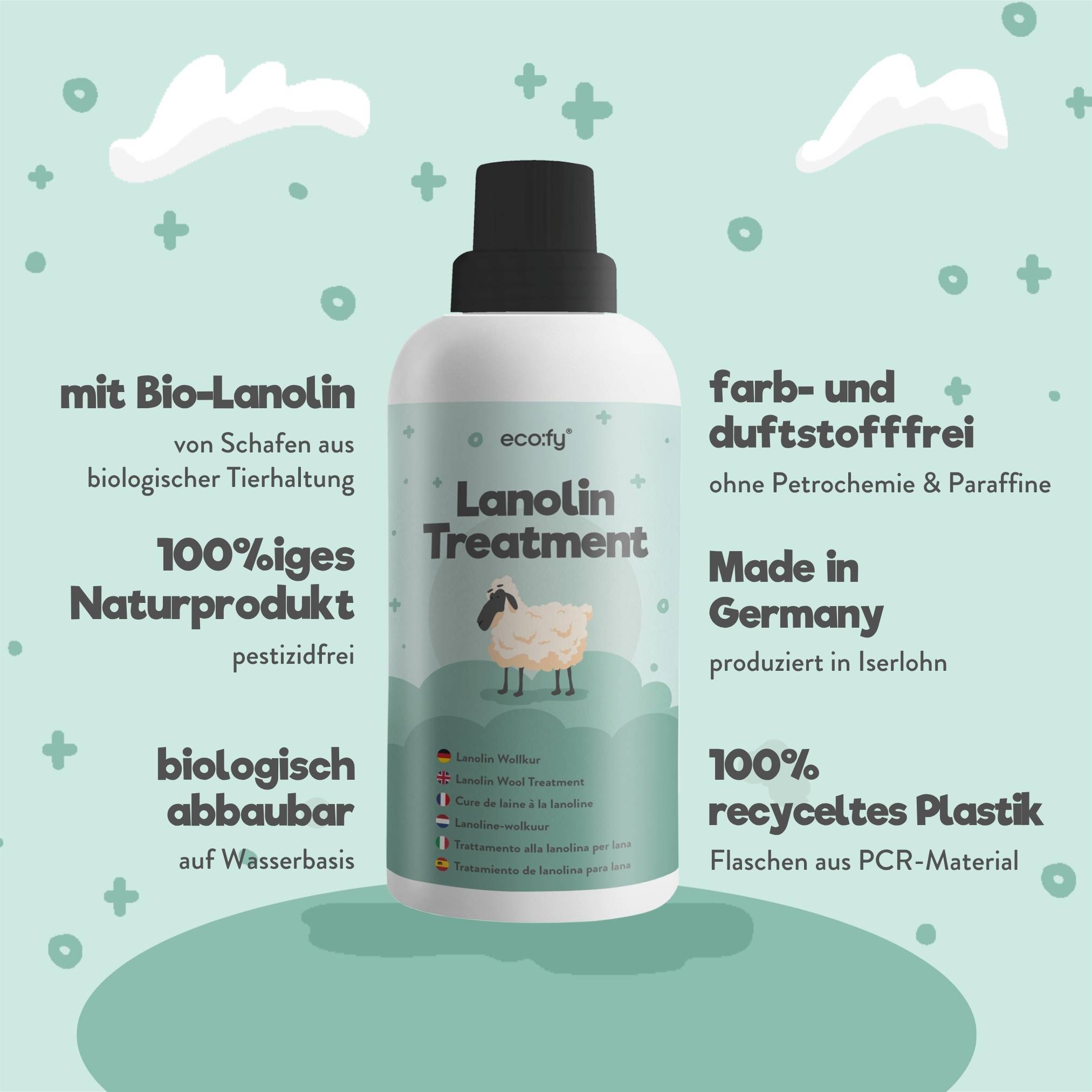 eco:fy Lanolin-Wollkur - schonende Kur zur natürlichen Pflege