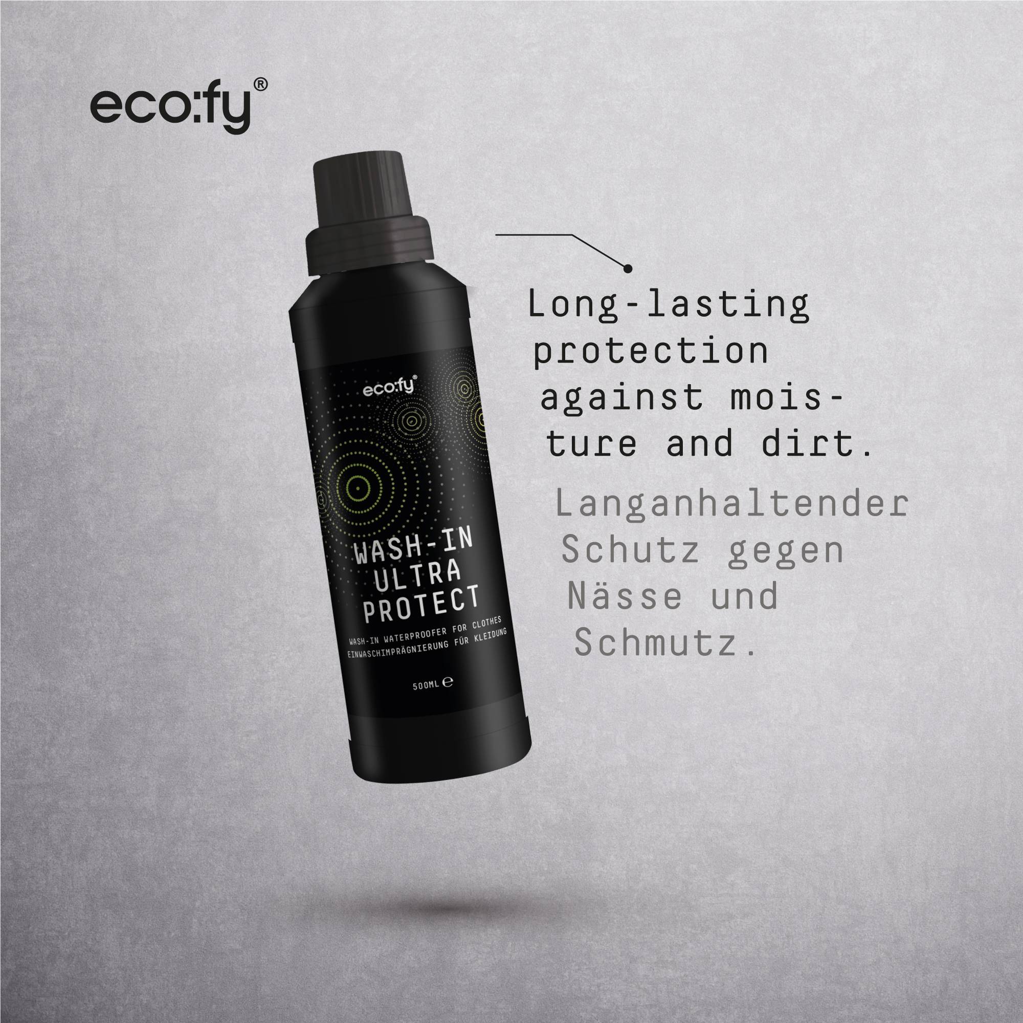 eco:fy Wash-In Ultra Protect - Einwaschimprägnierung für Outdoor- & Funktionskleidung