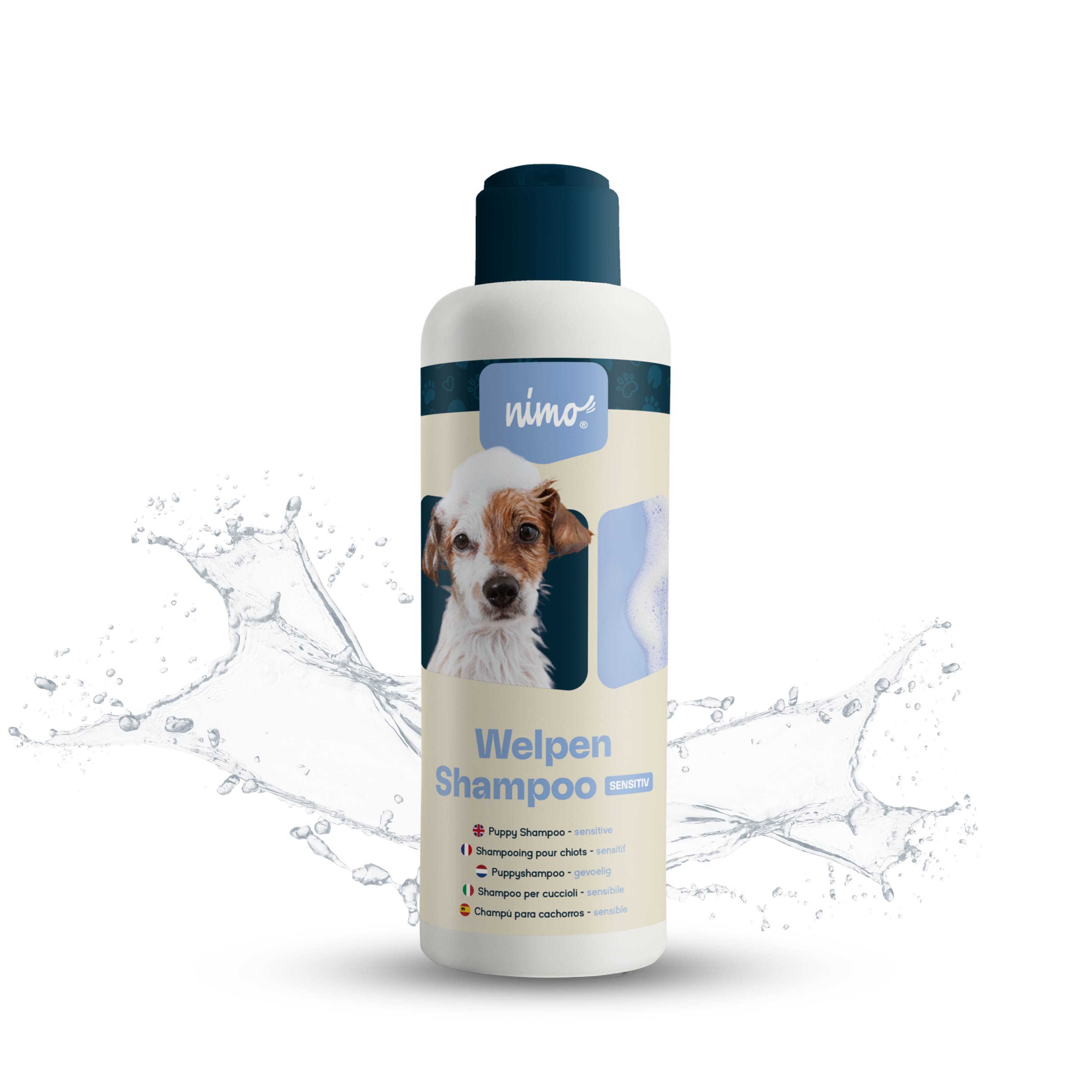 nimo Welpen Shampoo sensitiv - ohne Duftstoffe & pH-Neutral für alle Rassen