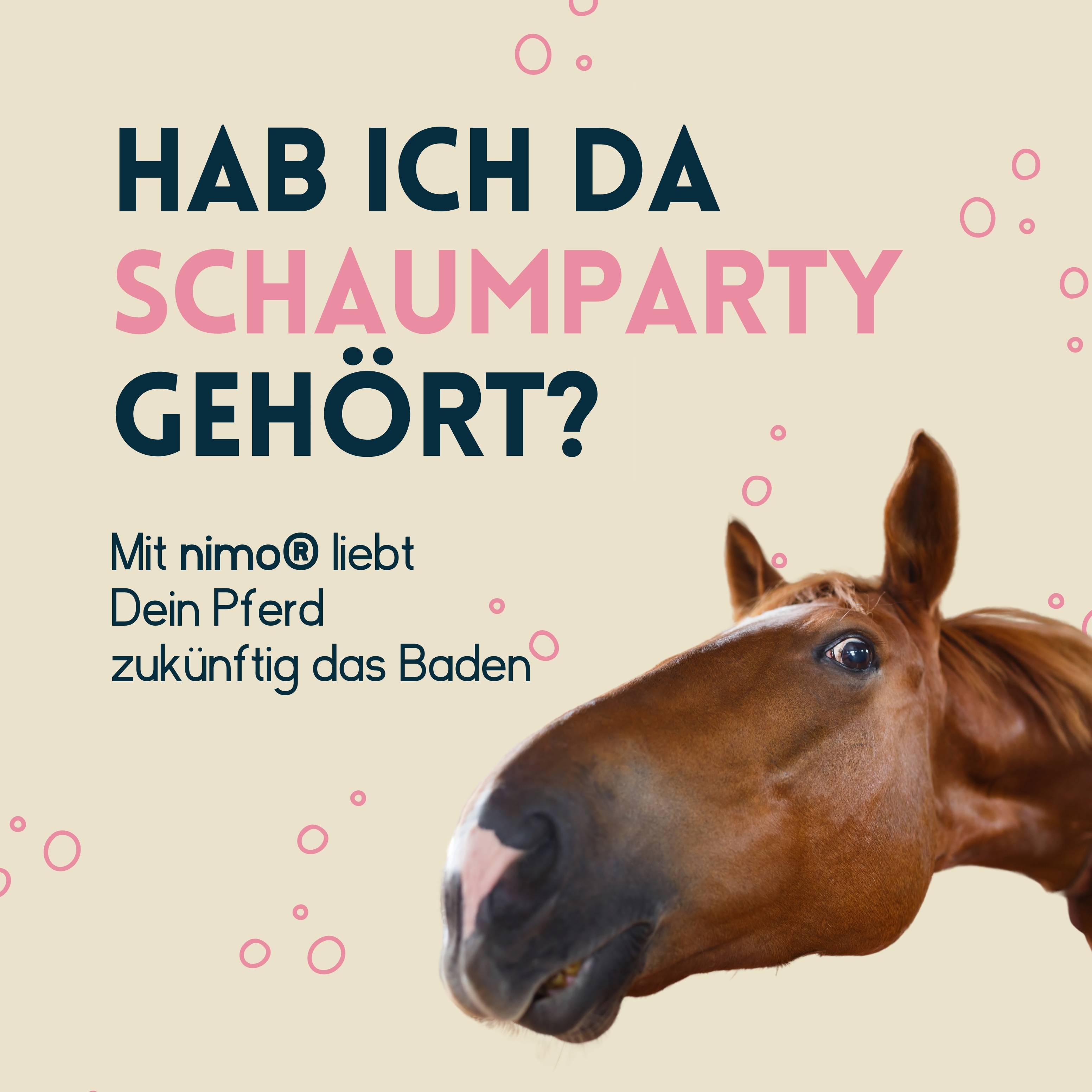 nimo Pferde Shampoo sensitiv - ohne Duftstoffe & pH-Neutral für alle Rassen