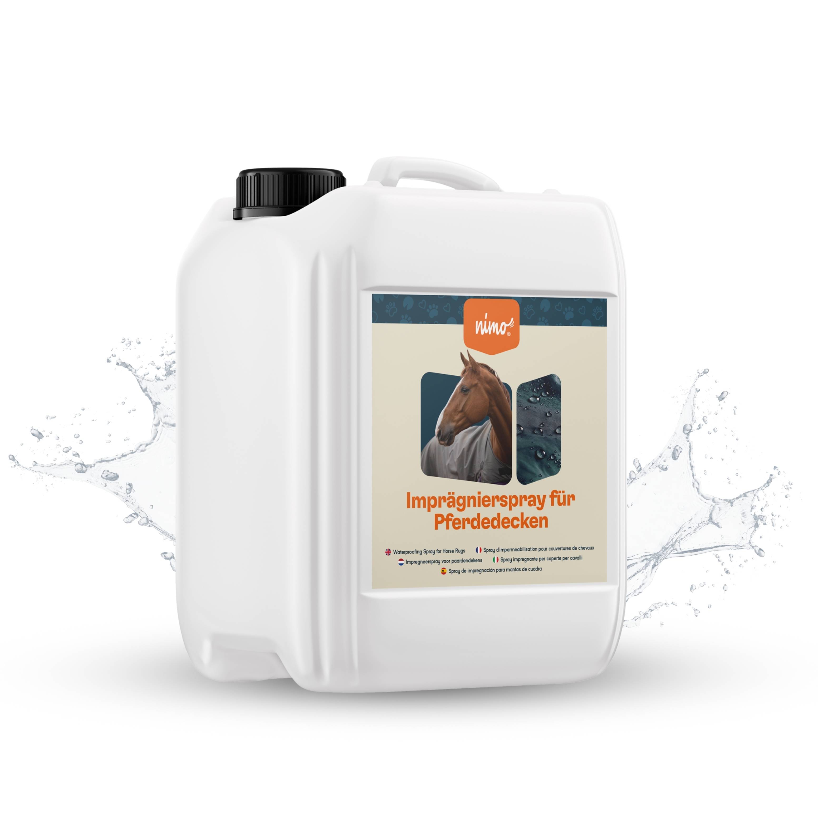 nimo Imprägnierspray für Pferdedecken - Versiegelung zum Schutz gegen Nässe & Schmutz
