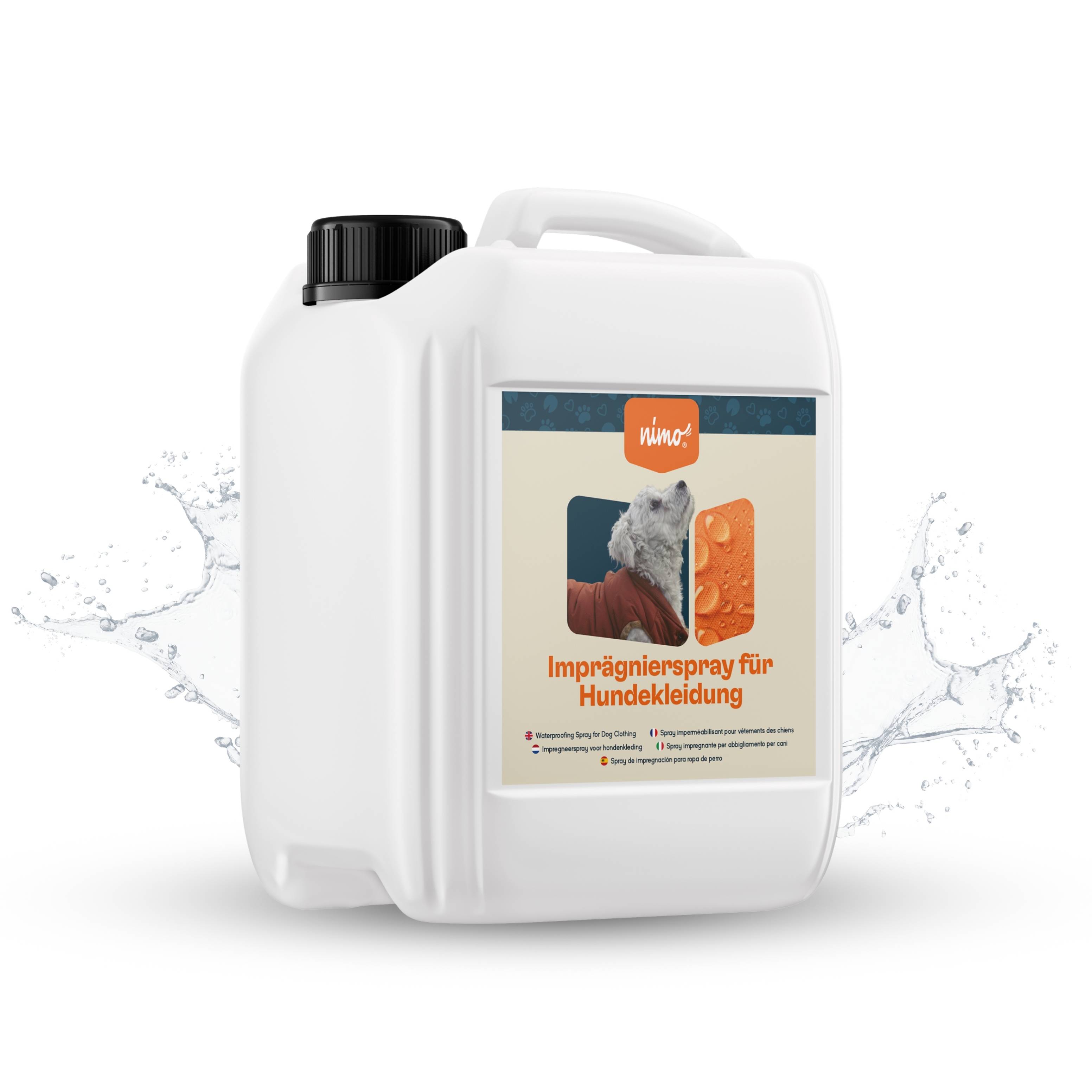 nimo Imprägnierspray für Hundebekleidung - Versiegelung zum Schutz gegen Nässe & Schmutz