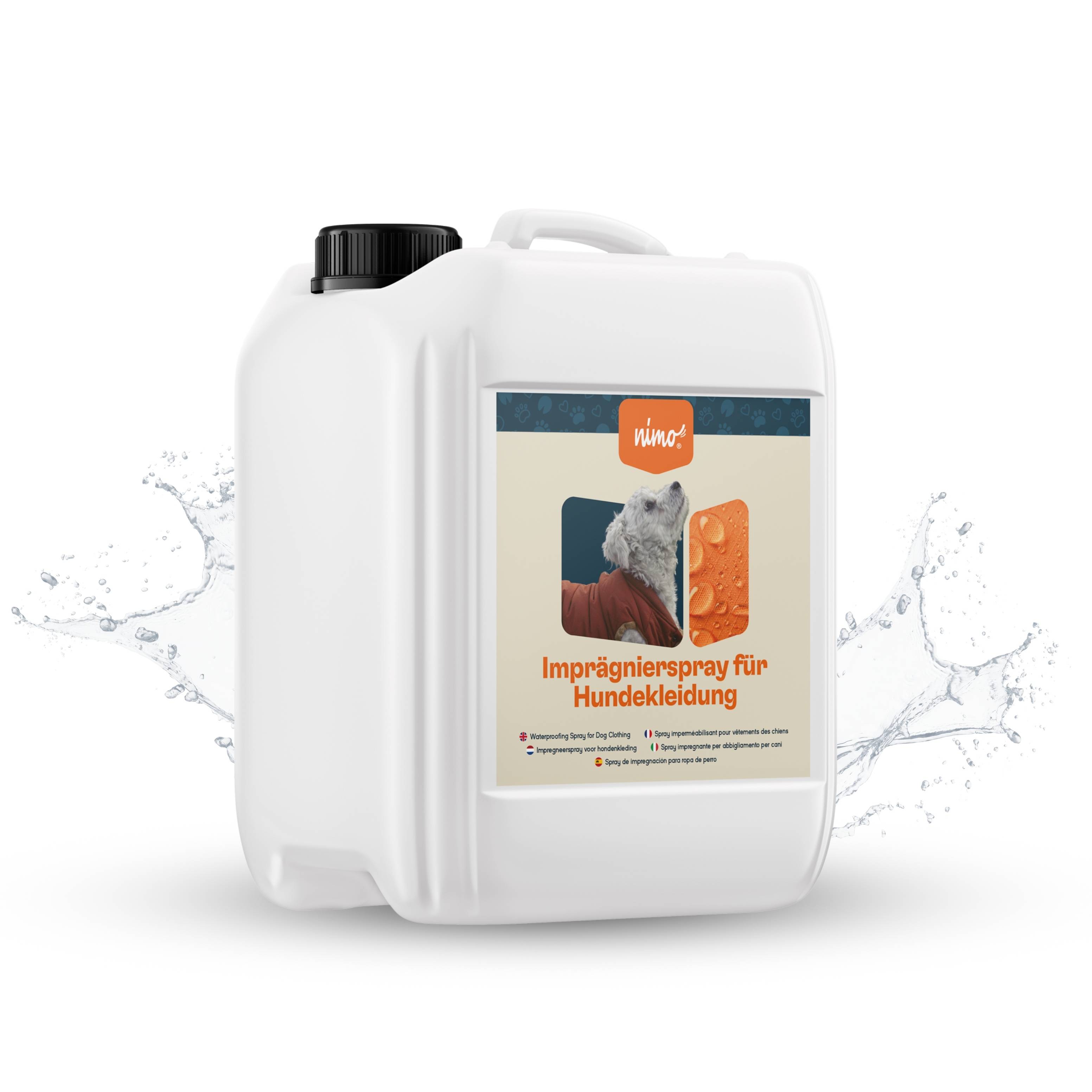 nimo Imprägnierspray für Hundebekleidung - Versiegelung zum Schutz gegen Nässe & Schmutz