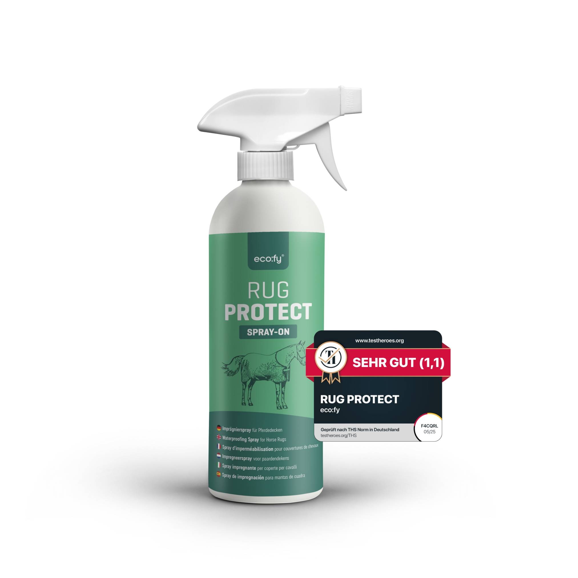 eco:fy Pferdedecken Imprägnierspray - Spray-On Imprägnierung, Imprägniermittel
