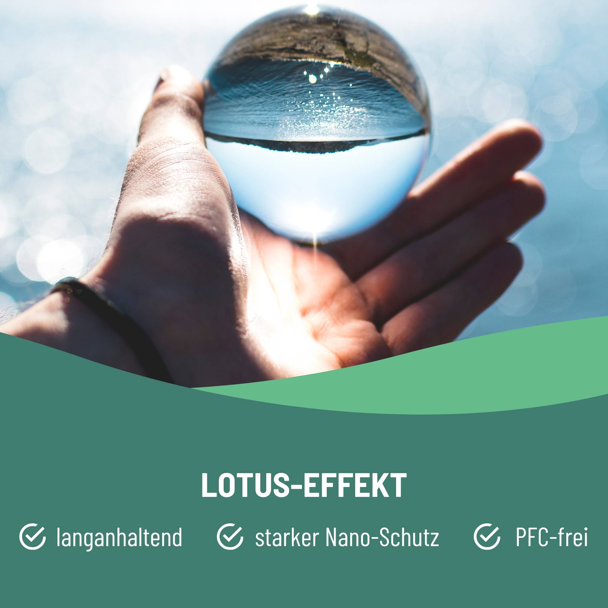 eco:fy Regen-Abweiser - Abperleffekt für Scheiben, Helmvisiere etc.