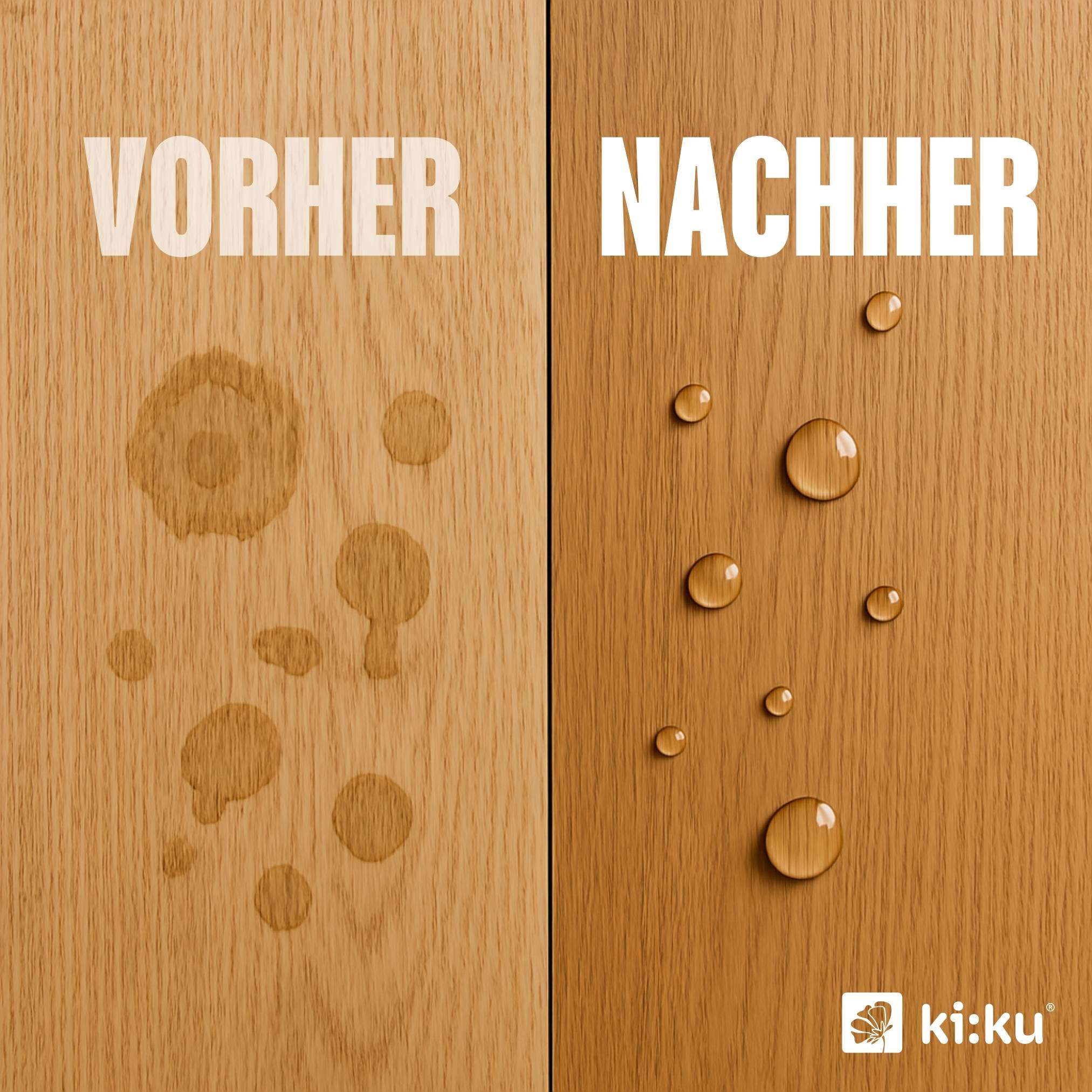ki:ku Möbel & Holz Wachs - pflegt & schützt alle Holzarten auf natürliche Weise