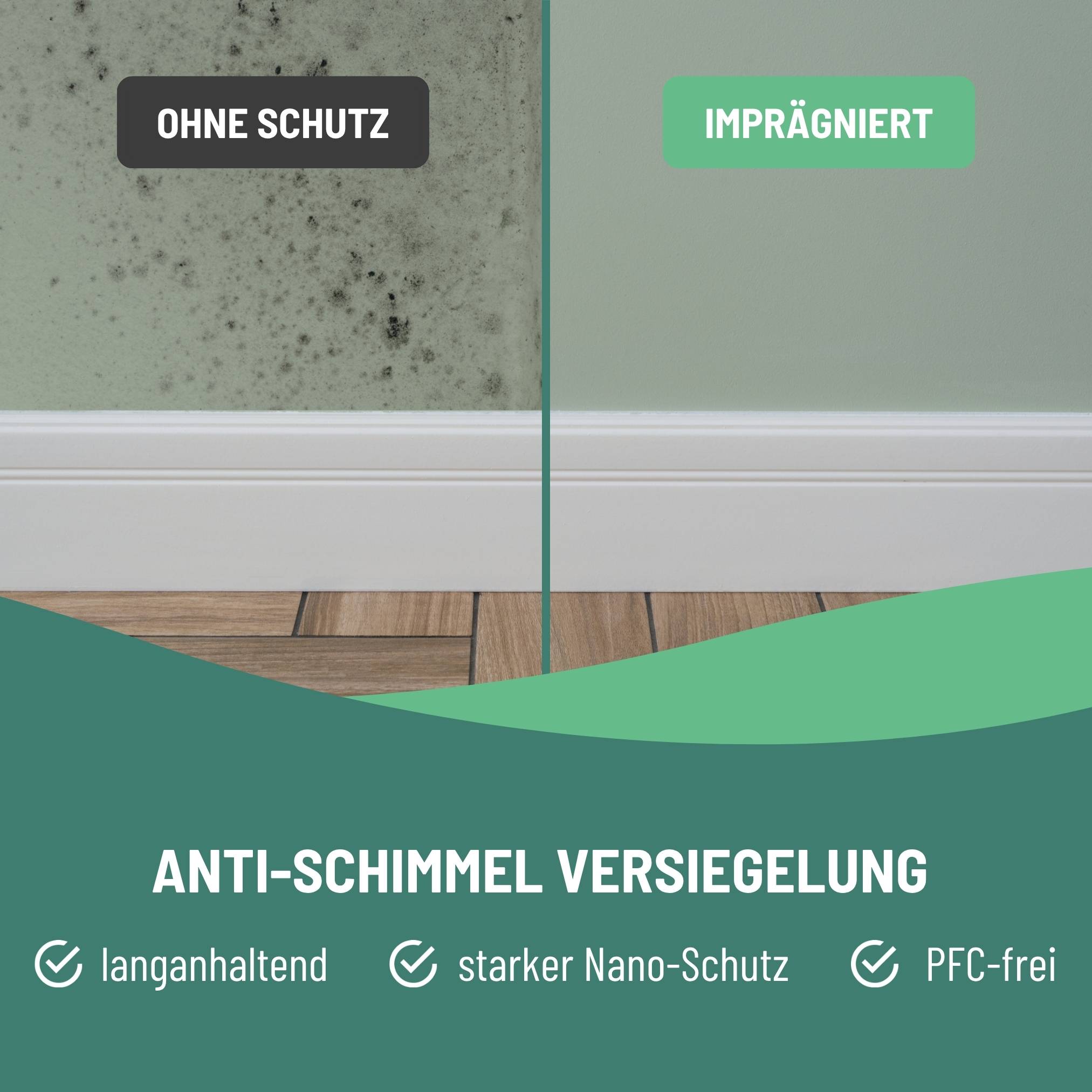 eco:fy Anti-Schimmel Imprägnierung - Versiegelung gegen Schimmel und Pilzbefall