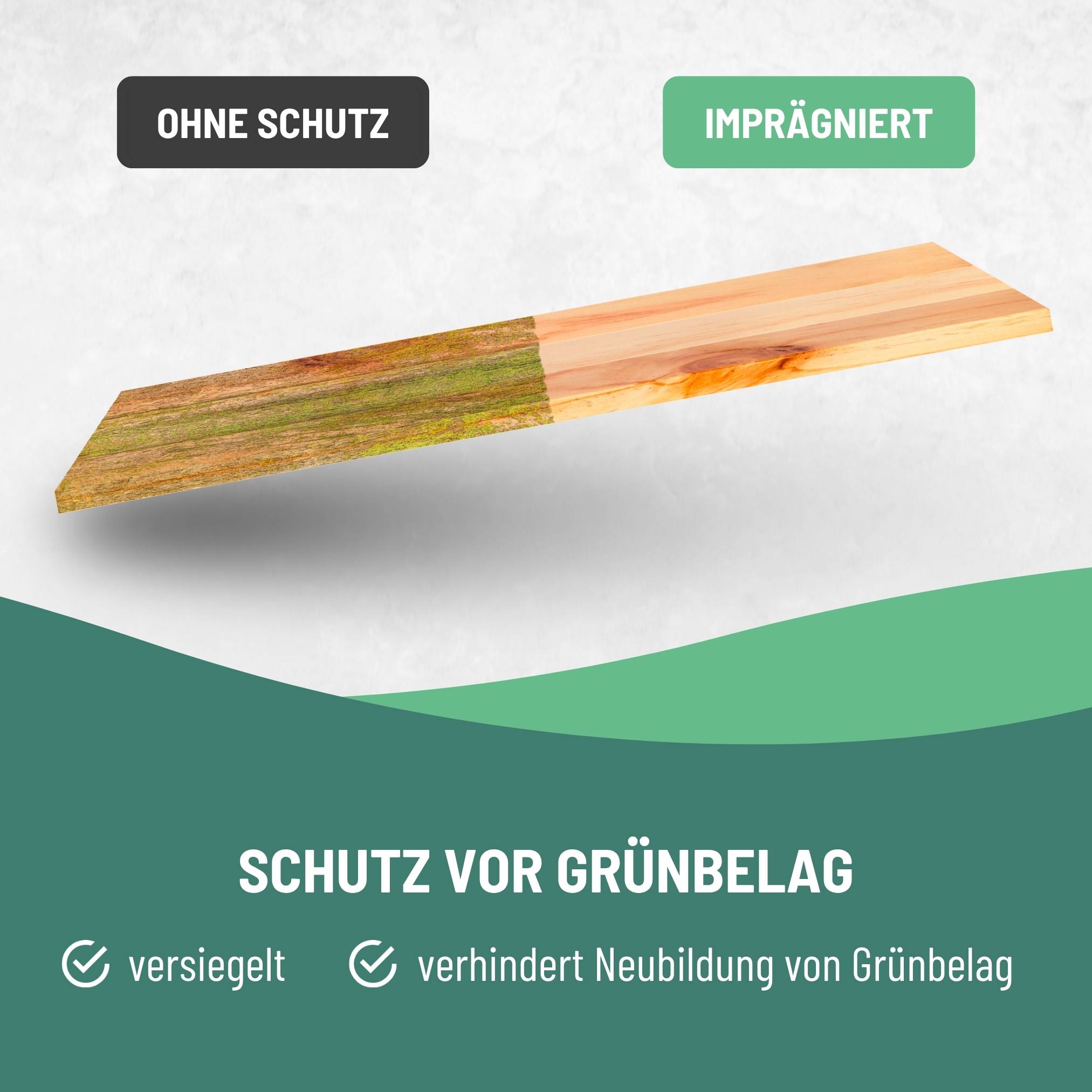 eco:fy Holz- & WPC-Imprägnierung - Versiegelung gegen Grünbelag und Verschmutzungen