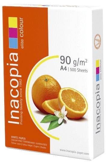 Inacopia 0117 090 10 99 1 elite colour - A4, holzfrei, 90 g/qm, weiß, 500 Blatt