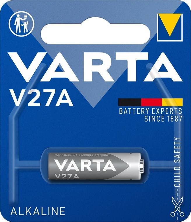 10X Varta 38497 Professional Electronics LR27/A27 (V27A) - Alkali-Mangan Batterie (Alkaline), 12 V