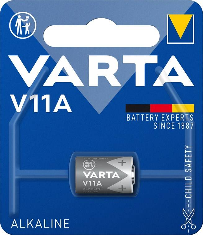 10X Varta 38496 Professional Electronics LR11 (V11A) - Alkali-Mangan Batterie (Alkaline), 6 V