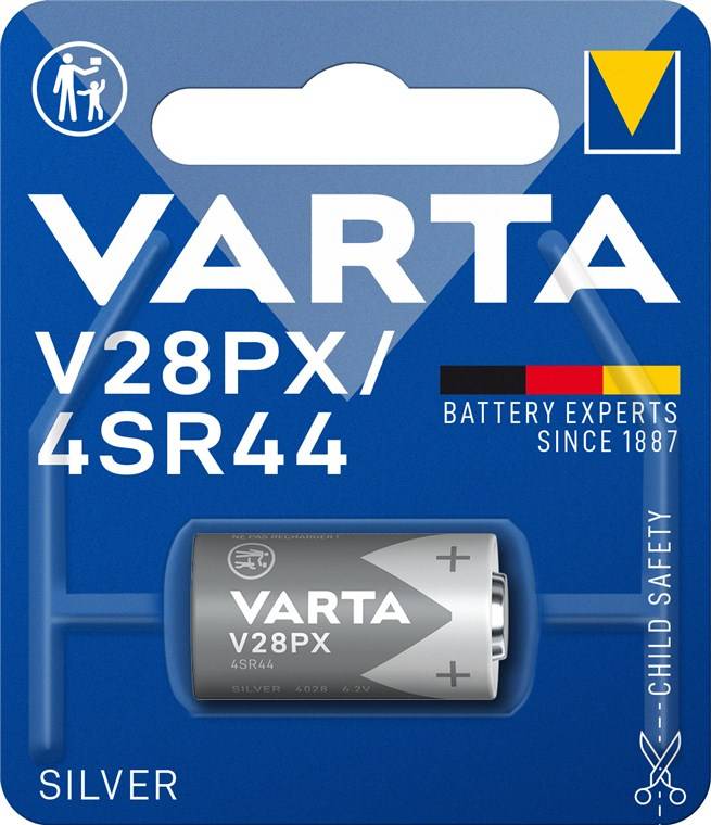 10X Varta 48048 Professional Electronics 4SR44 (4028) - Silberoxid-Zink Batterie, 6,2 V
