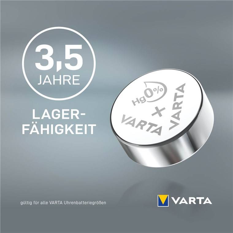 10X Varta 48048 Professional Electronics 4SR44 (4028) - Silberoxid-Zink Batterie, 6,2 V