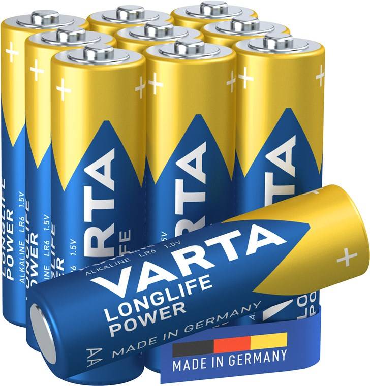 20X Varta 45144 Longlife Power LR6/AA (Mignon) (4906), 10 Stk. Blister - Alkali-Mangan Batterie (Alkaline), 1,5 V