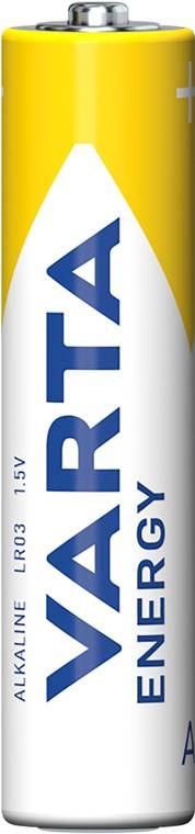 50X Varta 40870 Energy LR03/AAA (Micro) (4103) - Alkali-Mangan Batterie (Alkaline), 1,5 V
