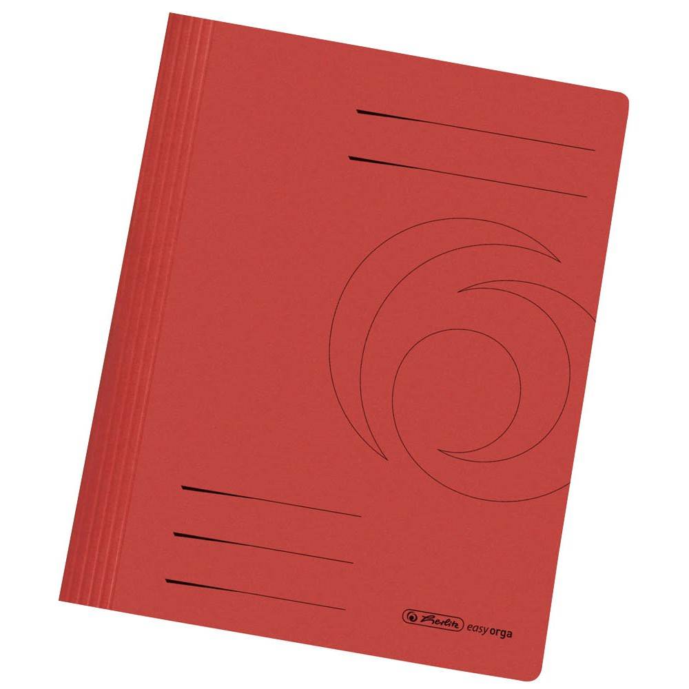 herlitz 11034295 10er Schnellhefter Karton rot DIN A4