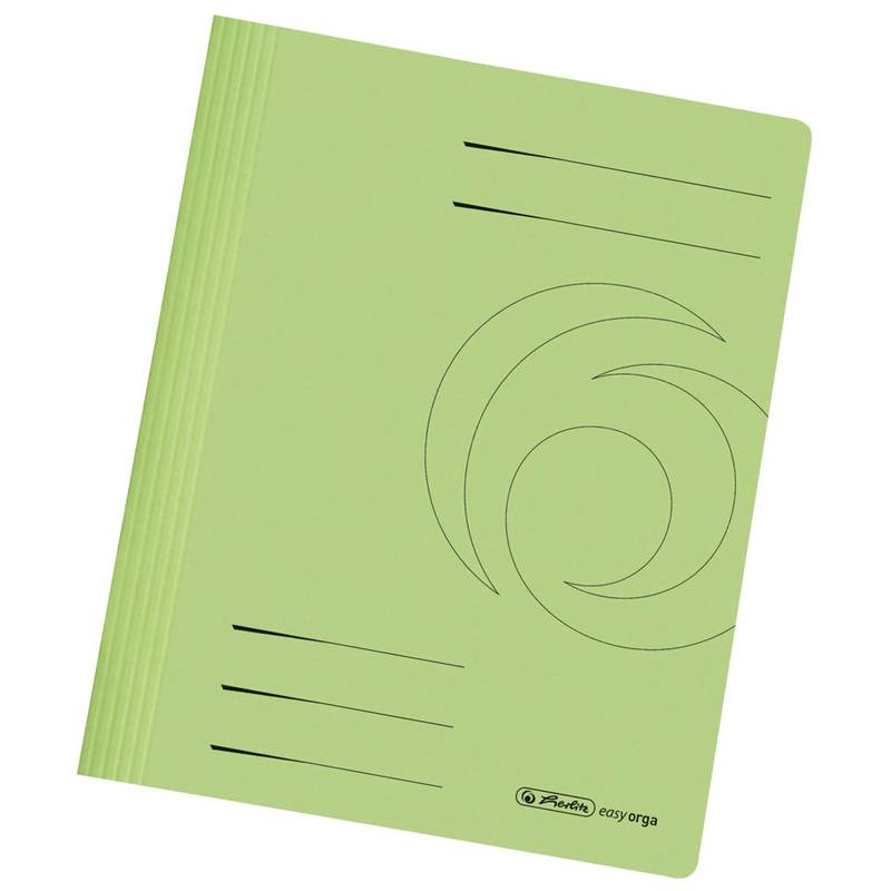 herlitz 11037090 10er Schnellhefter easy orga Karton hellgrün DIN A4