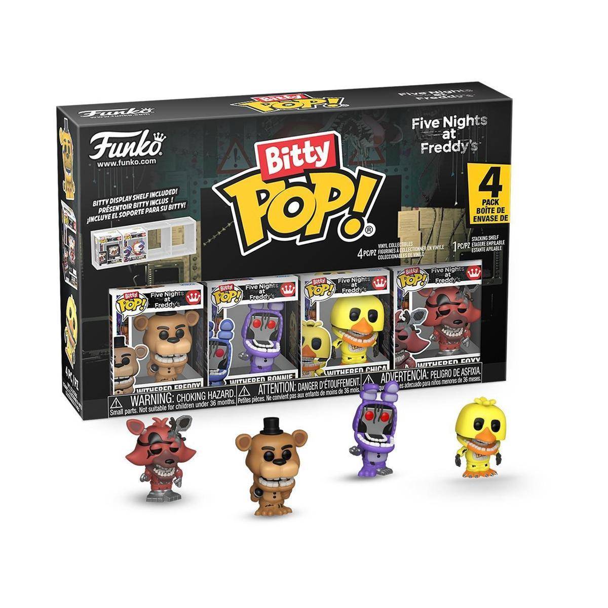 FK92957 - Bitty POP! Vinyl-Figuren 4er-Set Five Nights at Freddy's Series 6 (2,5 cm)