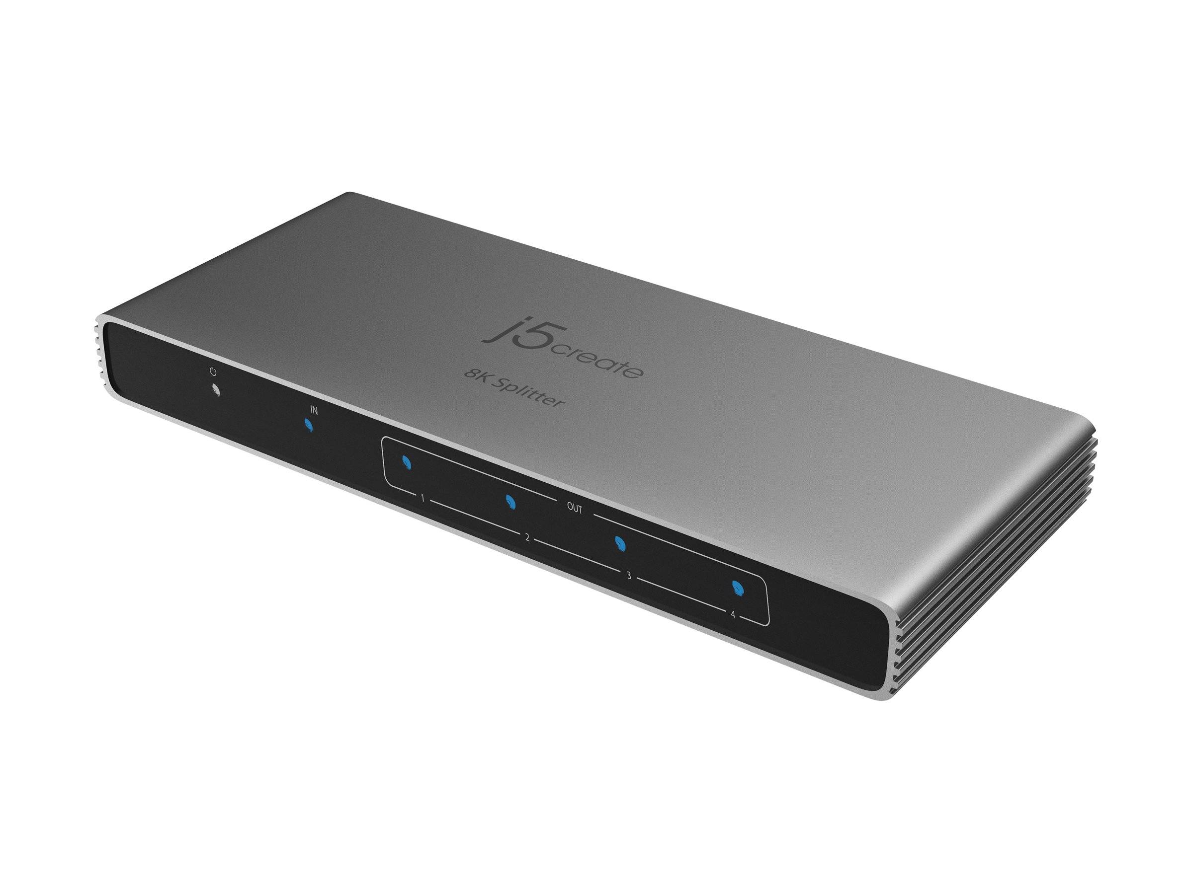 j5create JDSH814 - Video-/Audio-Splitter - 8K