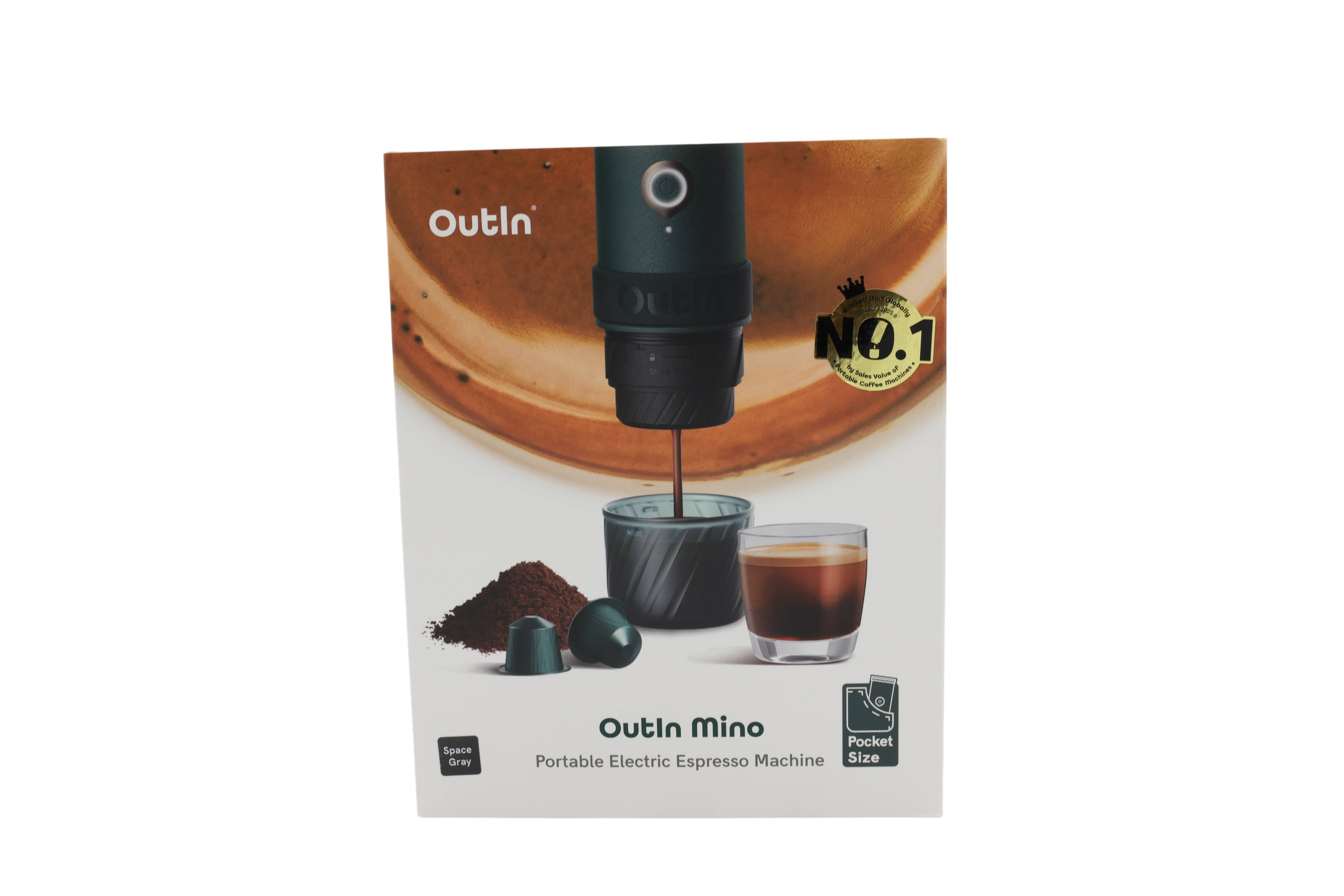 OutIn Mino - Space Grey - Portable Electric Espresso Machine