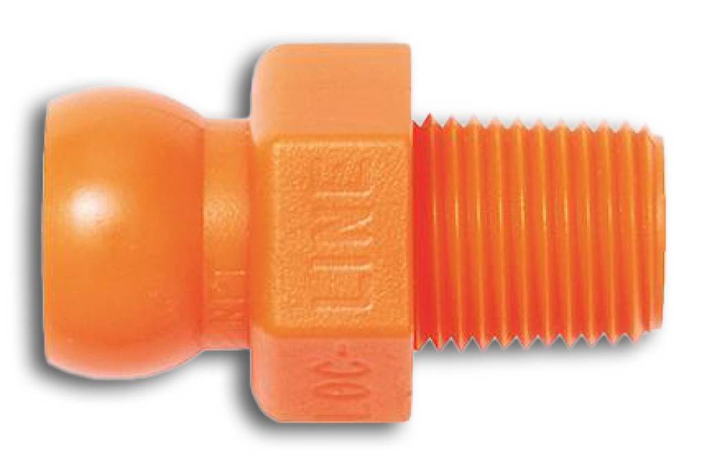 Anschlussnippel 1/8" für Kühlmittelschlauch 1/4"