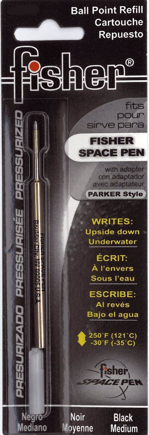Fisher Space Pen SPR4 Gasdruck-Großraumminen M, schwarz