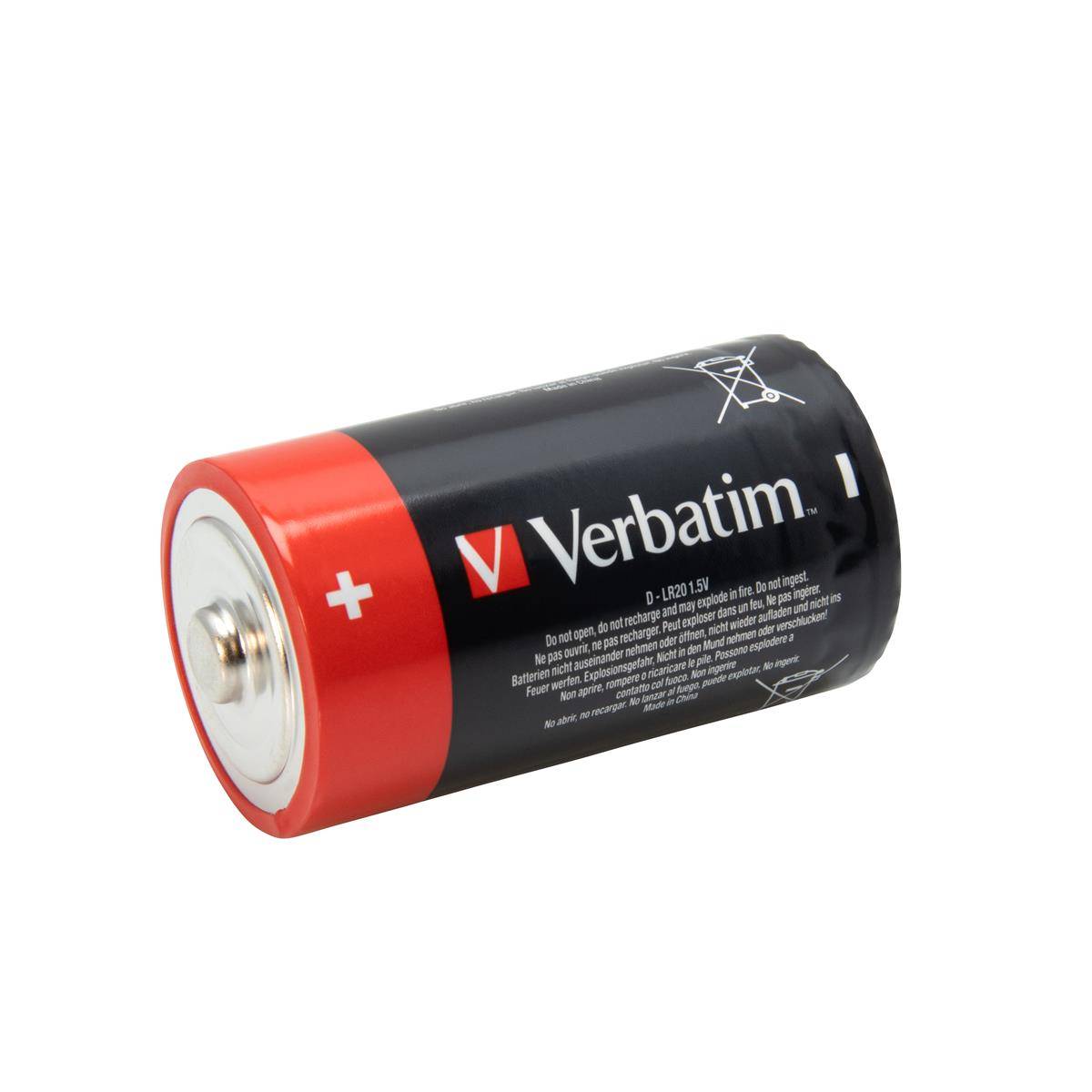 Verbatim 49923 1x2 Verbatim Alkaline Batterie Mono D LR 20 49923