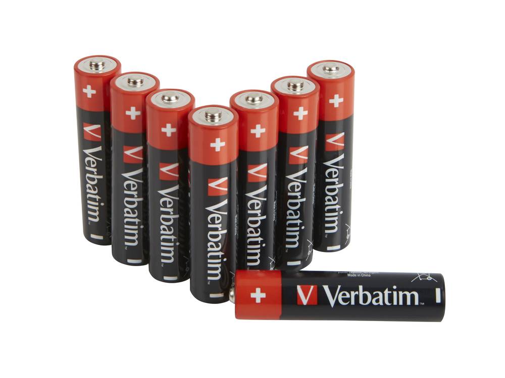 Verbatim 49502 1x8 Verbatim Alkaline Batterie Micro AAA LR 03 49502