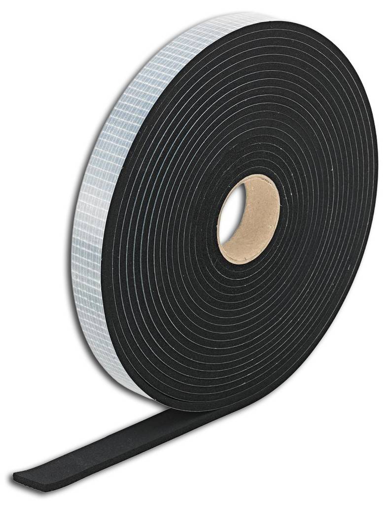 Dichtungsstreifen EPDM Dichtungsstreifen aus Zellkautschuk Einseitig selbstklebend in Rollen Geschlossenzelliges Elastomer Das Material zeichnet