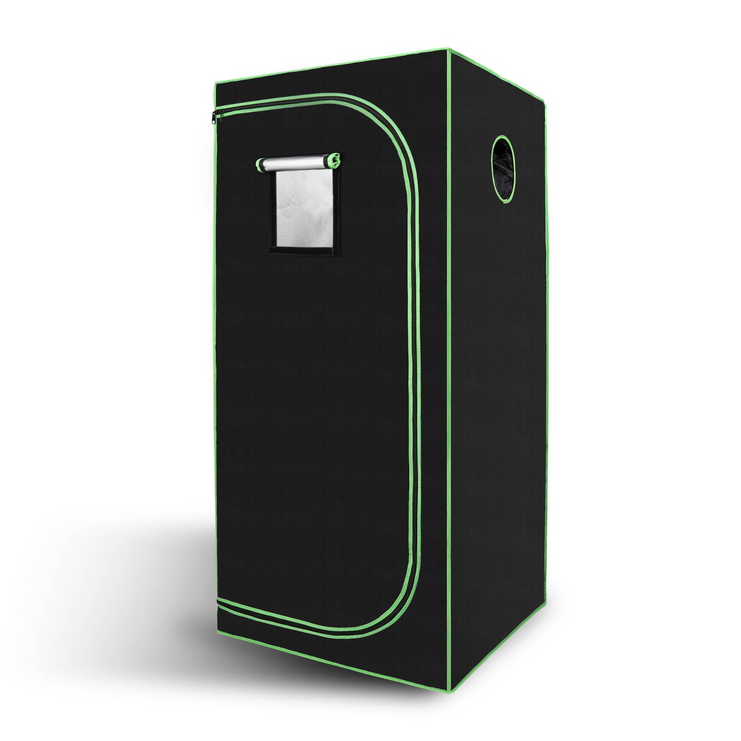 Growbox aus 600D Oxford-Gewebe, reißfest, feuerhemmend, für Kräuter Gemüse und Obst 80x80x180cm